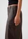 Glossy-effect midi cargo skirt_3