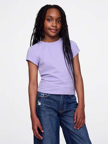 T-shirt viola in cotone stretch_0