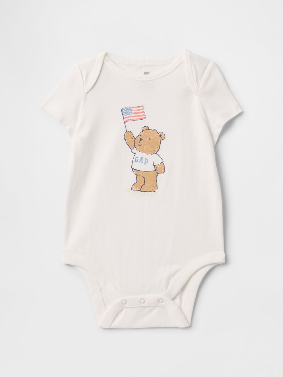 Body neonato bianco con orsetto GAP Neonato_0