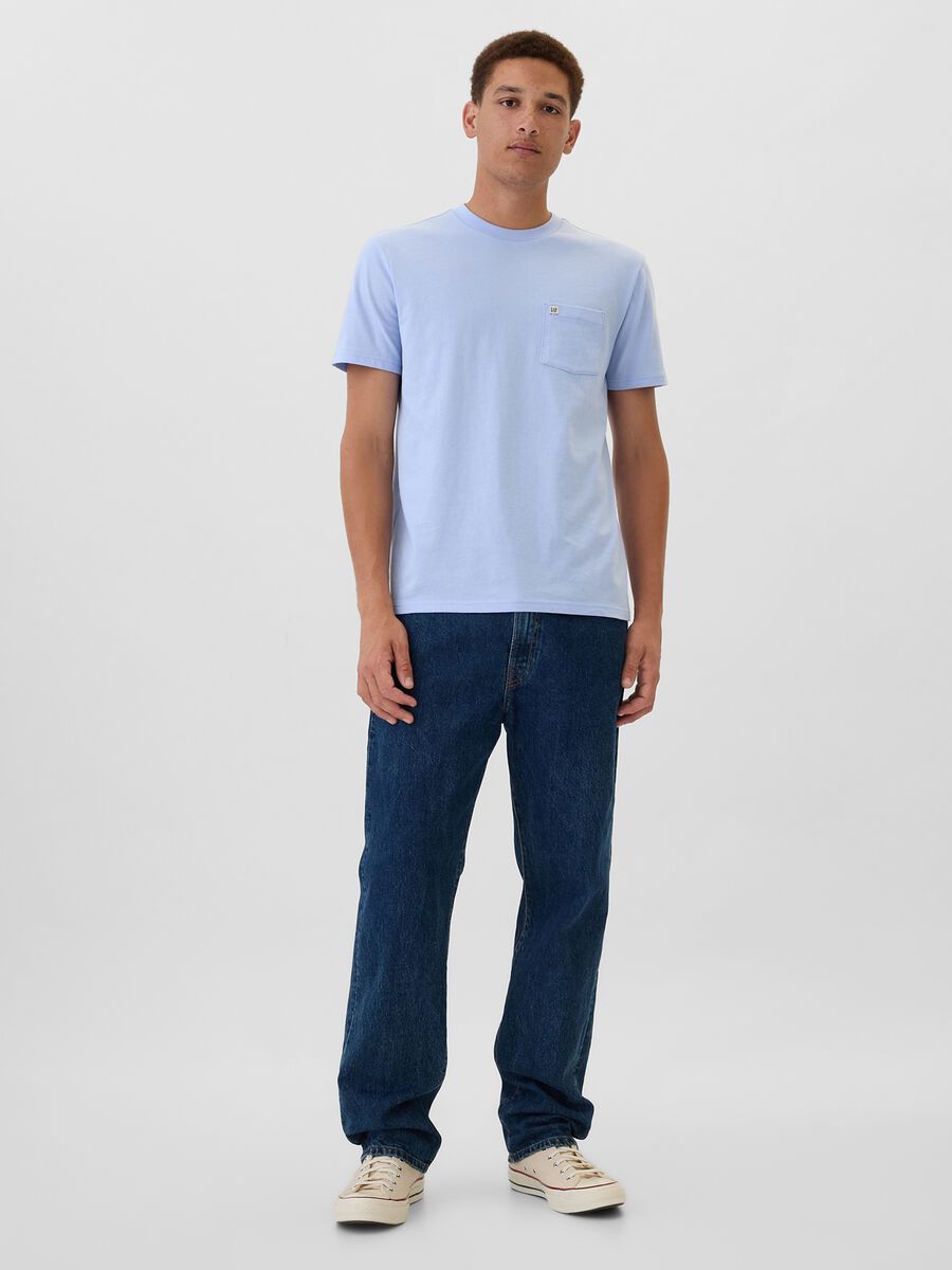 T-shirt in cotone con tasca Uomo_1