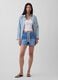 Shorts denim in misto cotone e lyocell_0