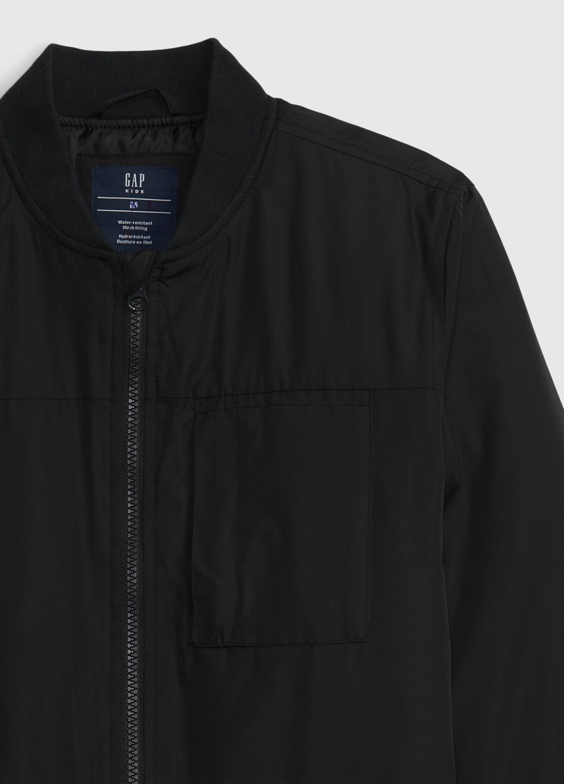 Full-zip, solid colour, bomber jacket_3