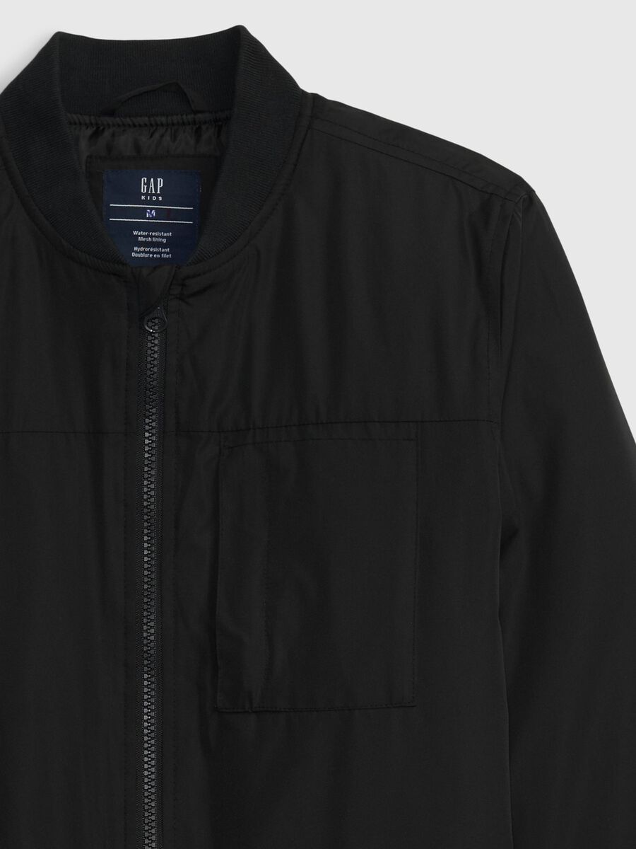 Full-zip, solid colour, bomber jacket Boy_3