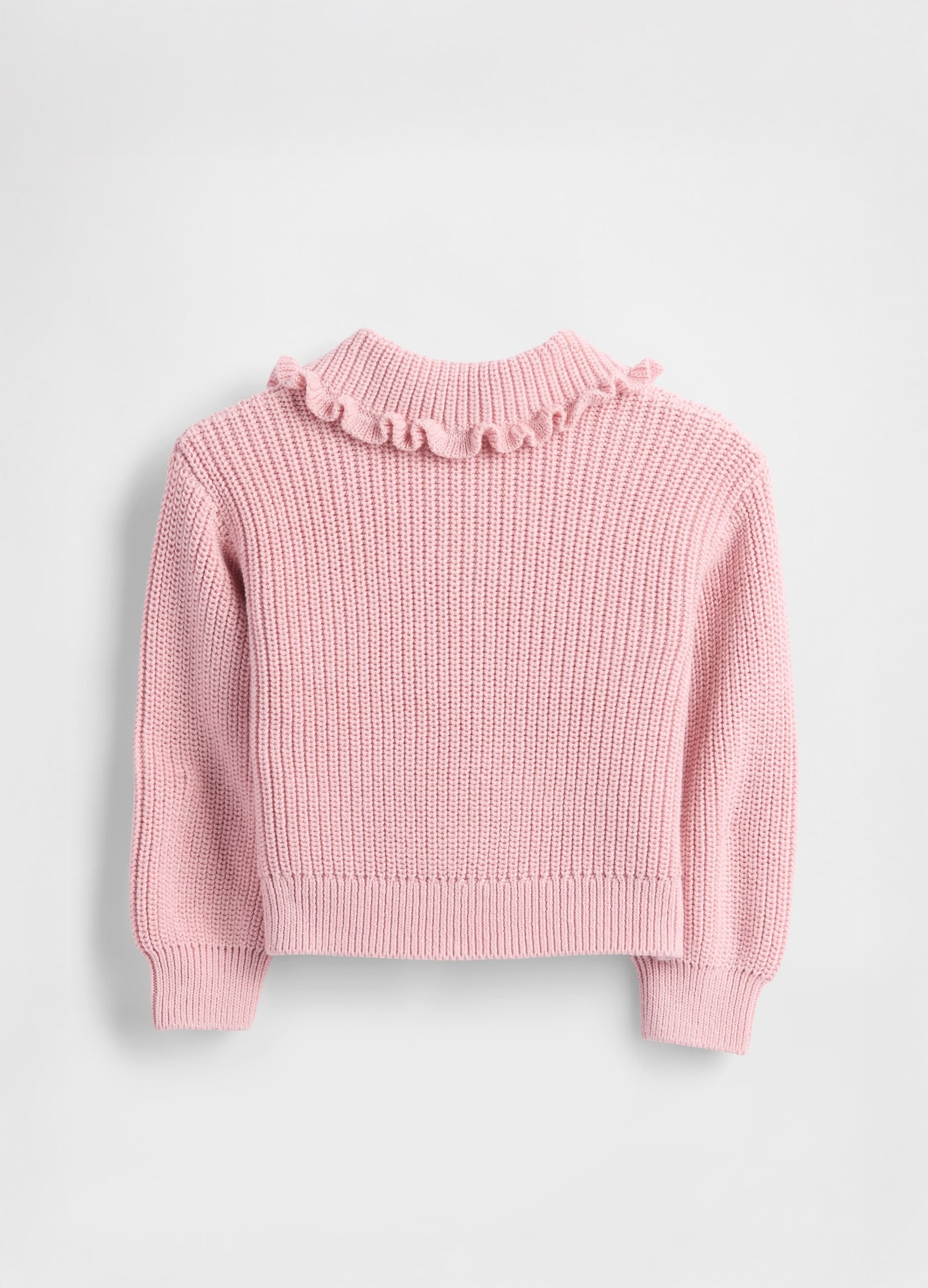 Cardigan rosa in cotone_1