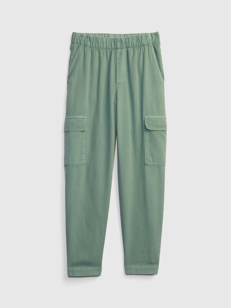Joggers cargo in twill Donna_5