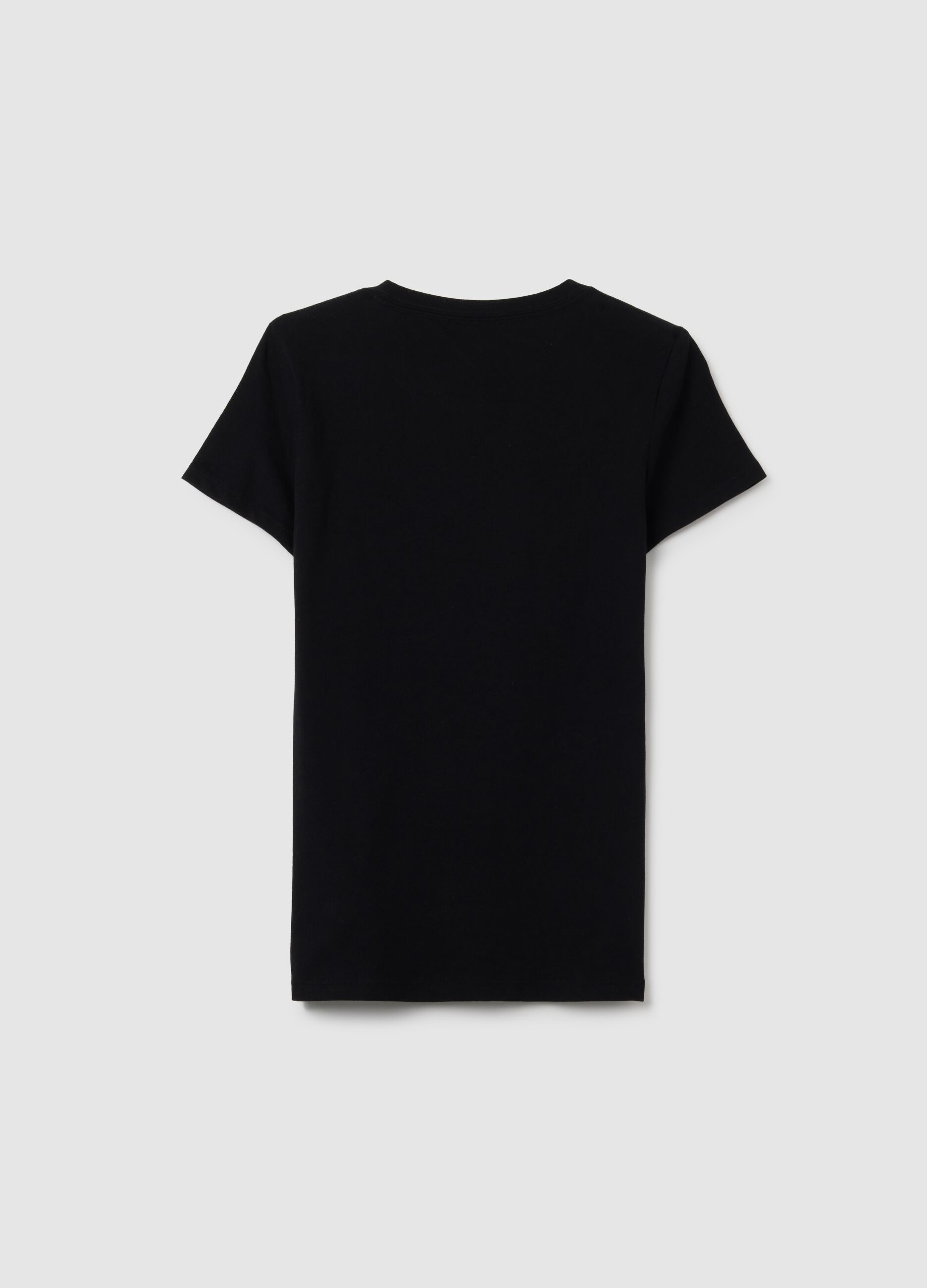 Cotton T-shirt with logo print_2