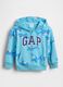 Felpa con cappuccio e zip in misto cotone_0