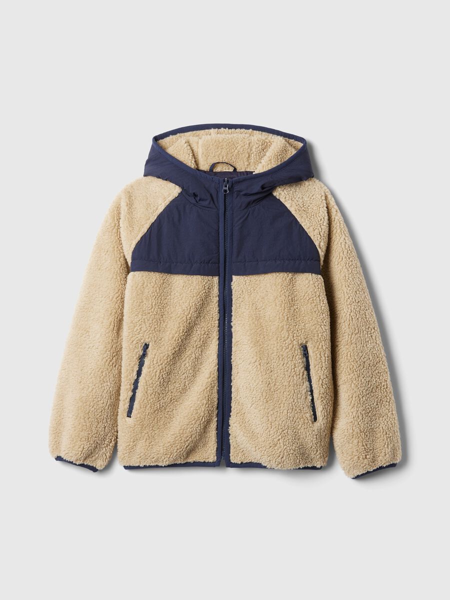 Giacca in sherpa con cappuccio Bambino_3