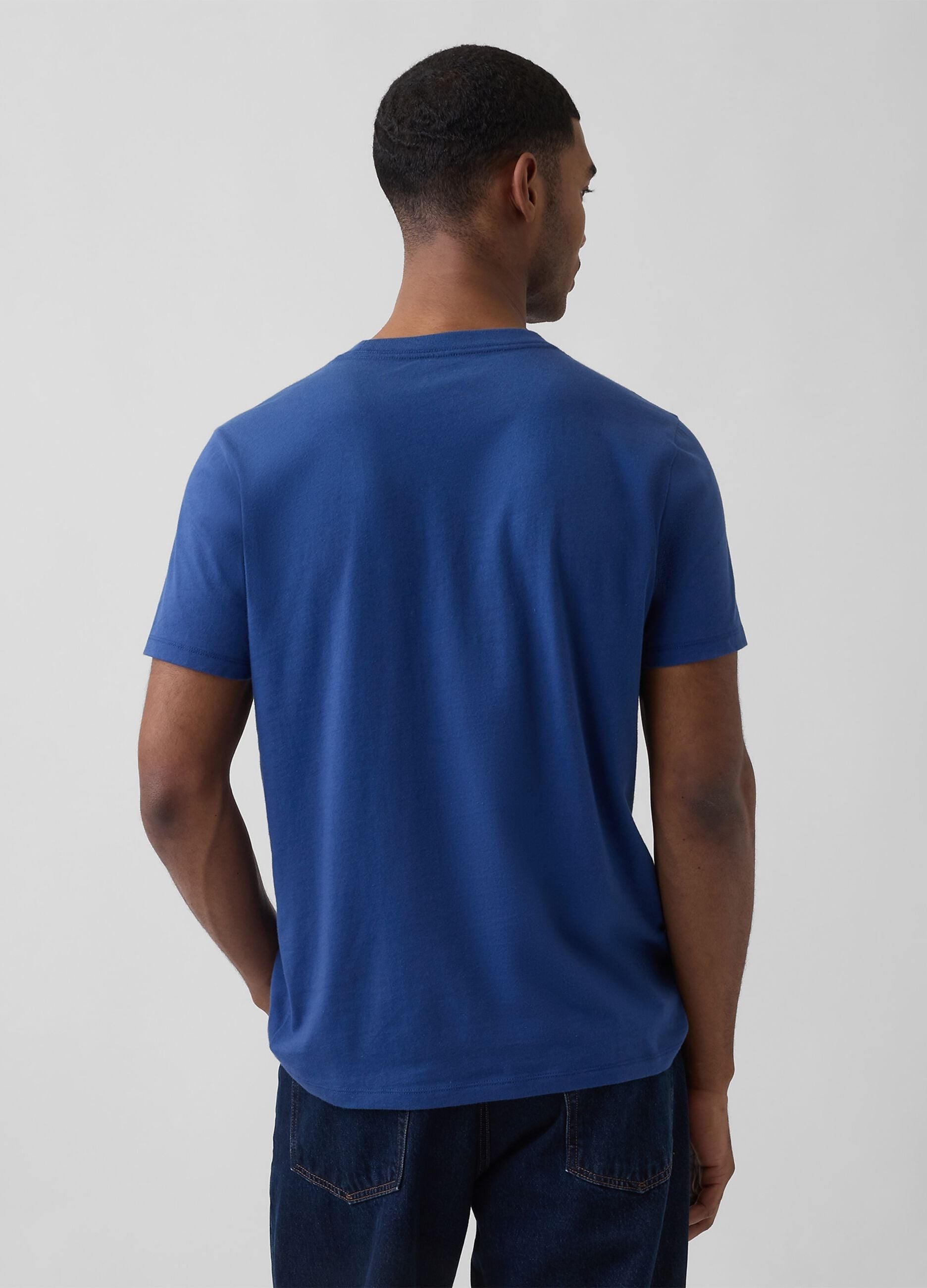 T-shirt a maniche corte con logo GAP in puro cotone
