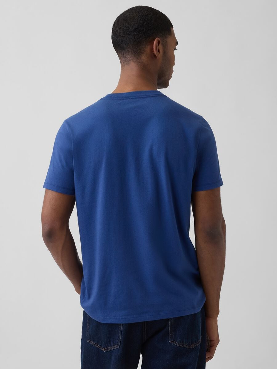 T-shirt a maniche corte con logo GAP in puro cotone Uomo_1