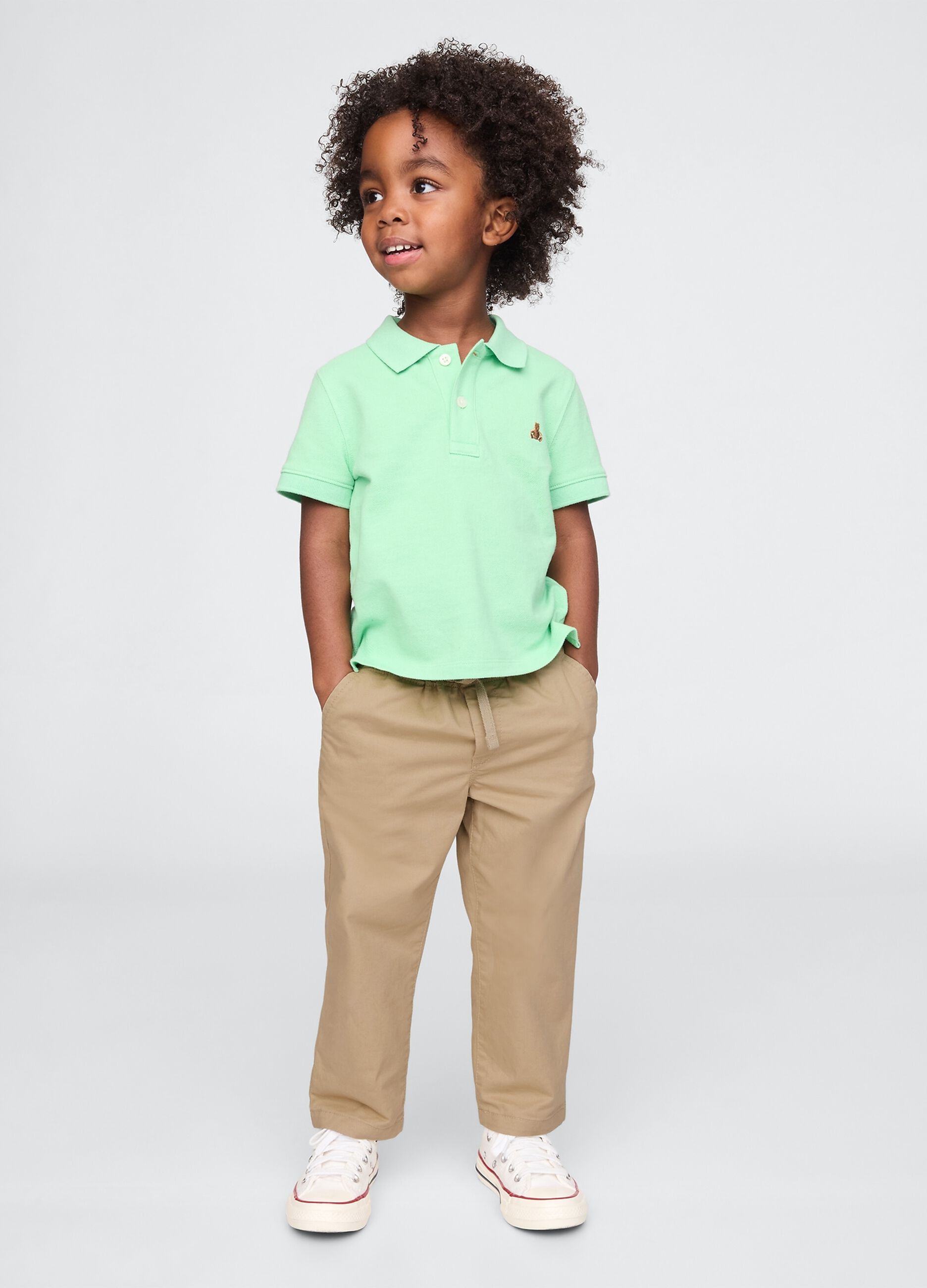 Pantaloni con coulisse e tasche