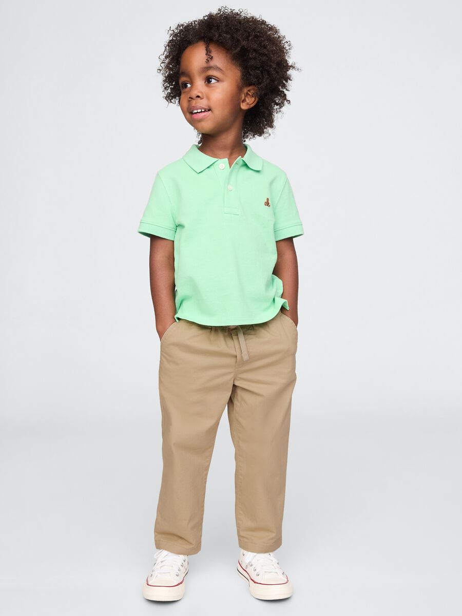 Pantaloni con coulisse e tasche Bimbo_0