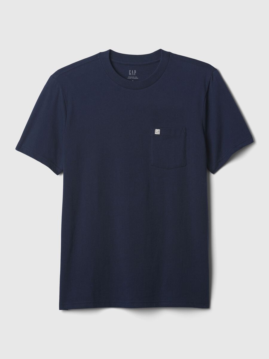 T-shirt in cotone con tasca Uomo_3