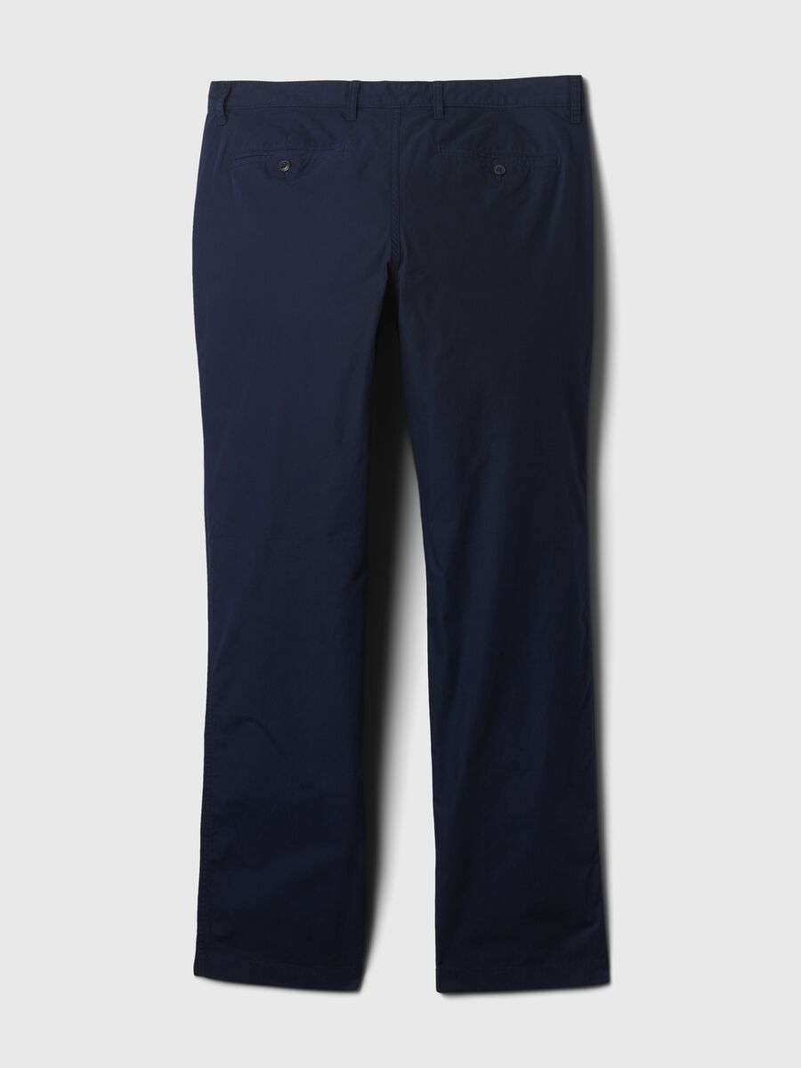 Chino trousers in poplin Man_5