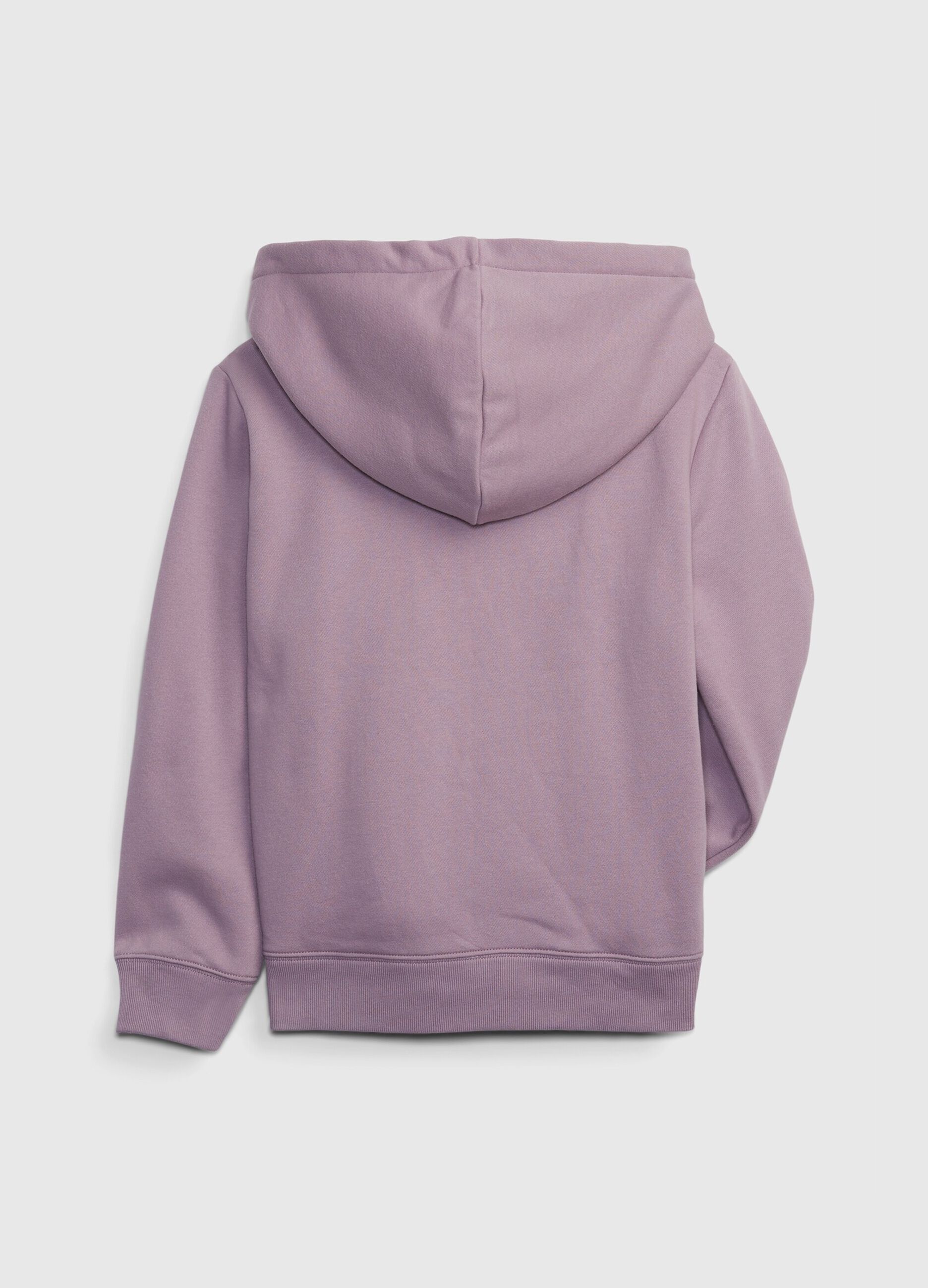 Full-zip con interno in sherpa e ricamo logo_2