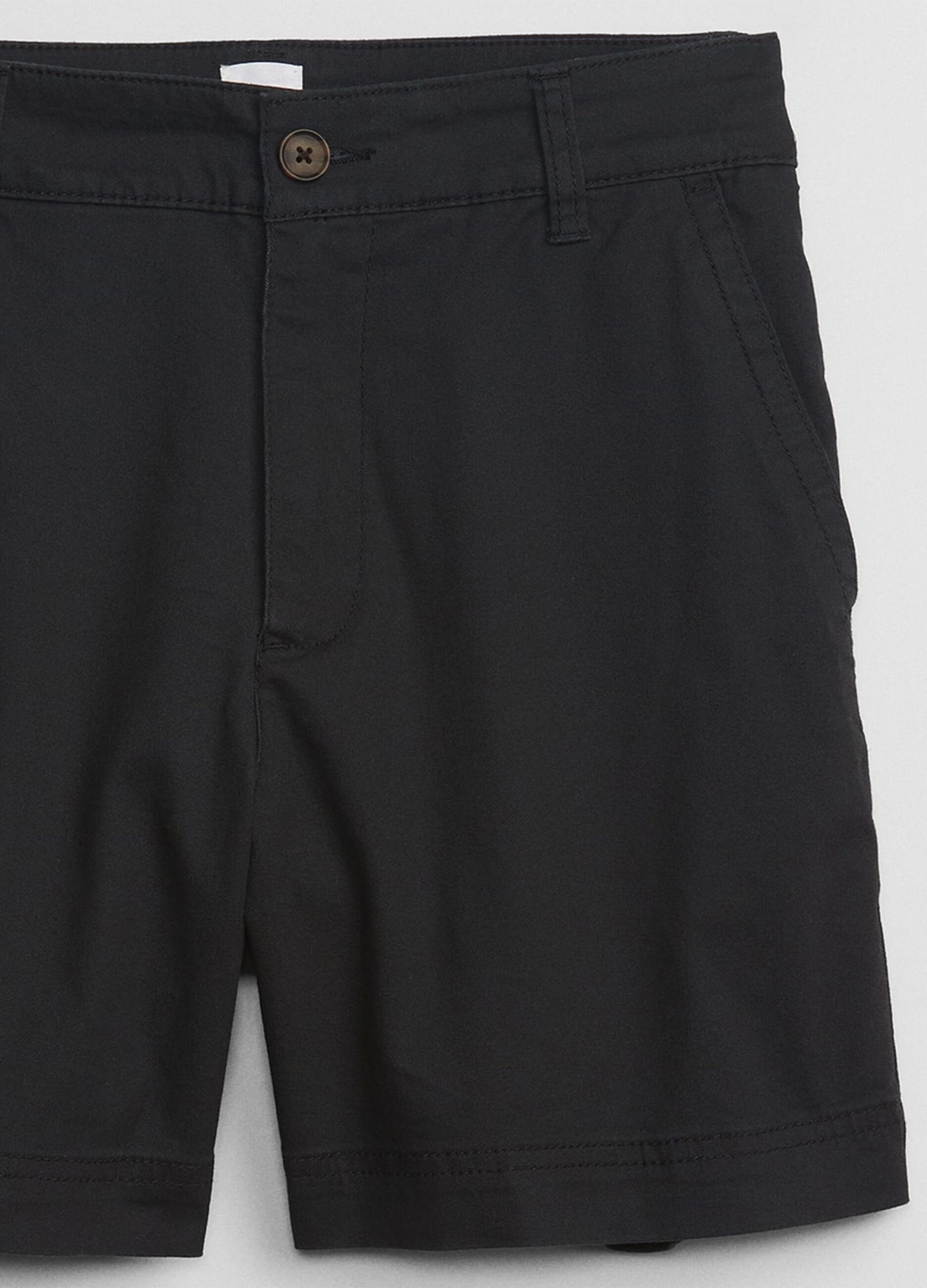 Shorts chino in cotone stretch