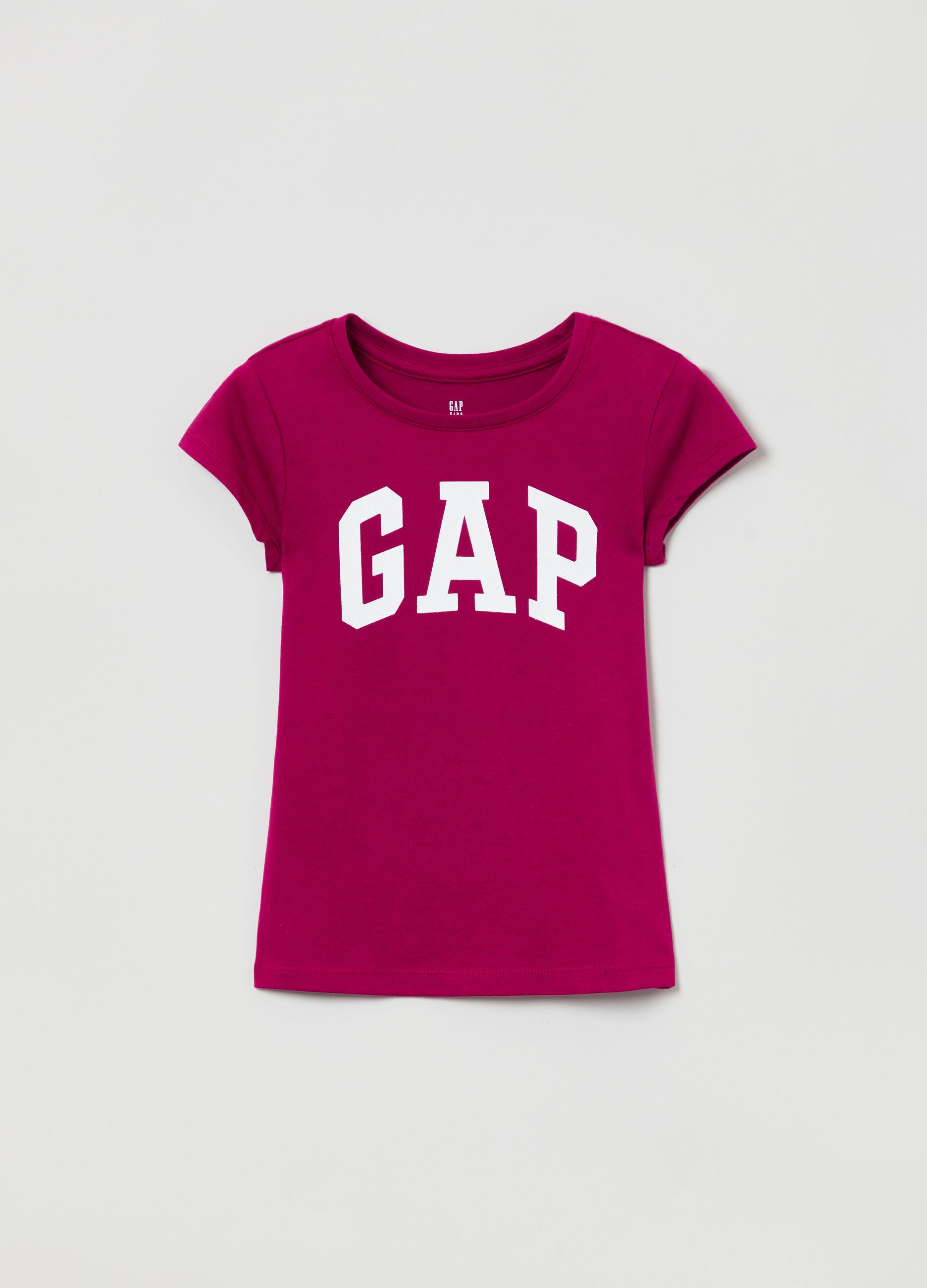 Cotton T-shirt with logo print