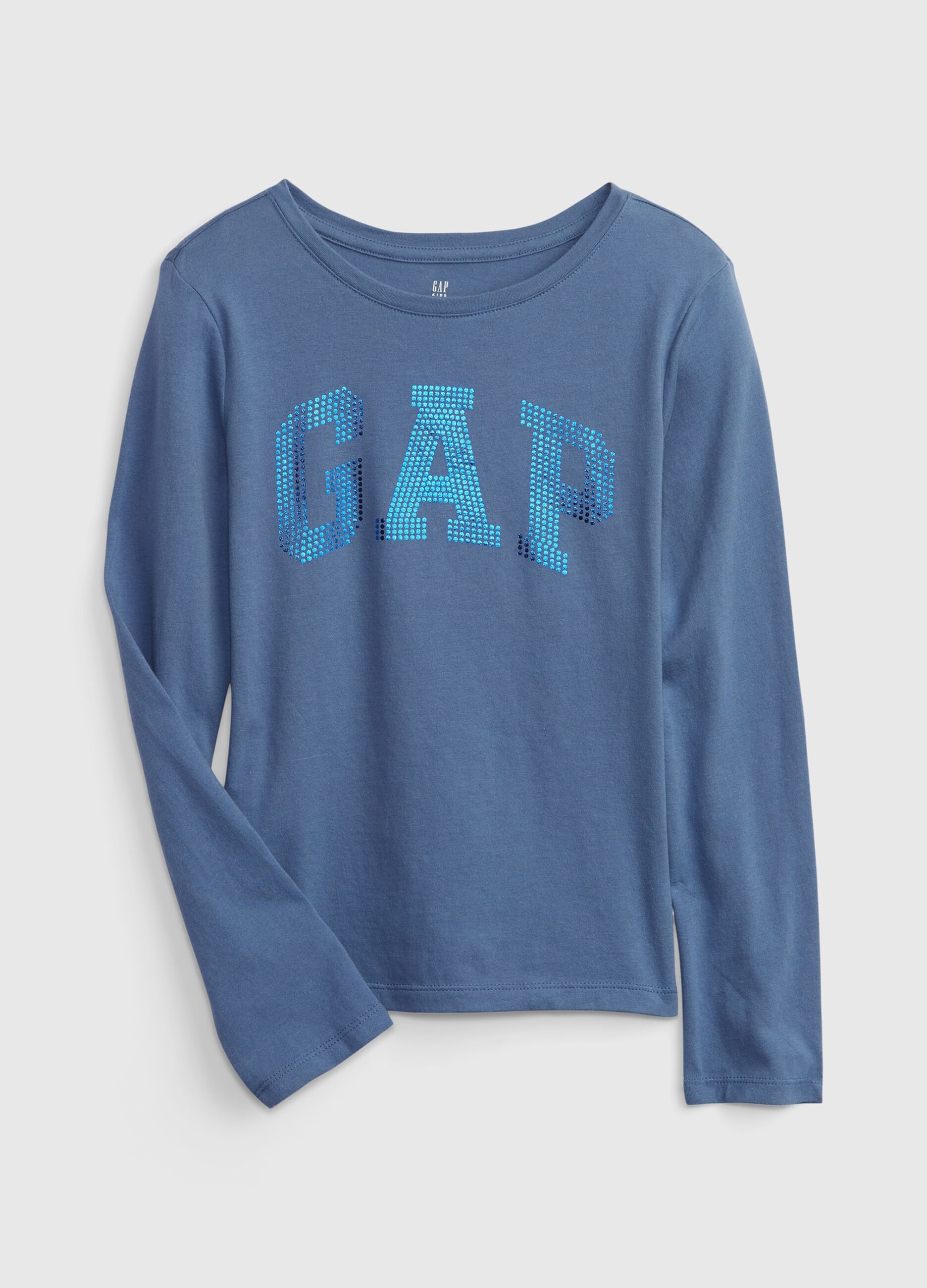 T-shirt with diamanté logo