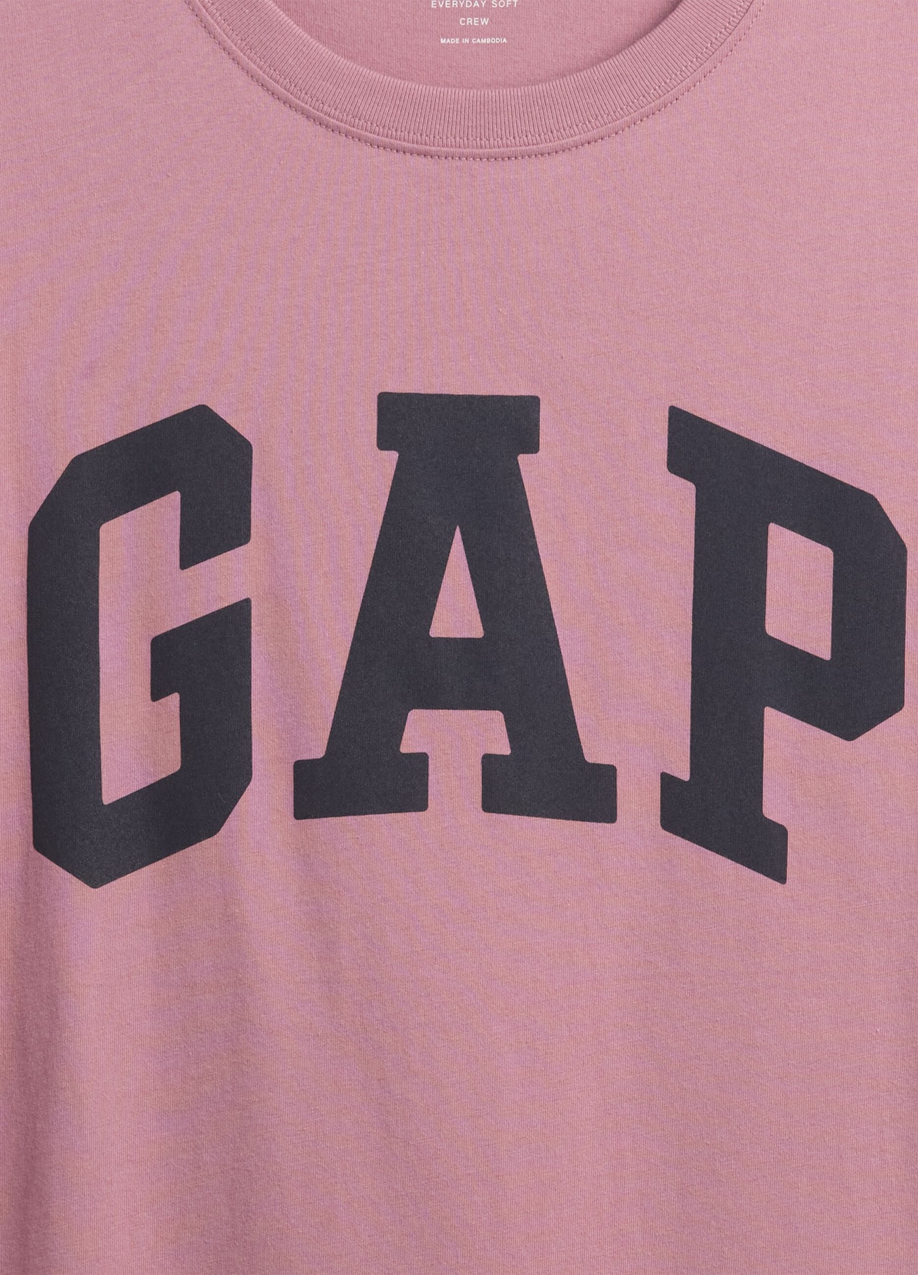 T-shirt rosa in cotone_4