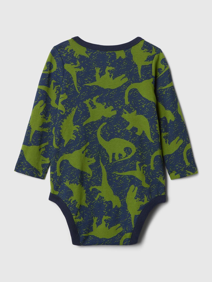 Long-sleeved bodysuit in cotton Newborn Boy_1