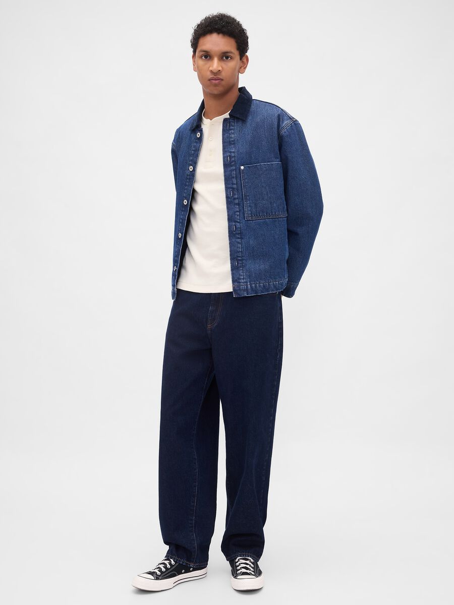 Maglietta manica lunga in cotone Uomo_2