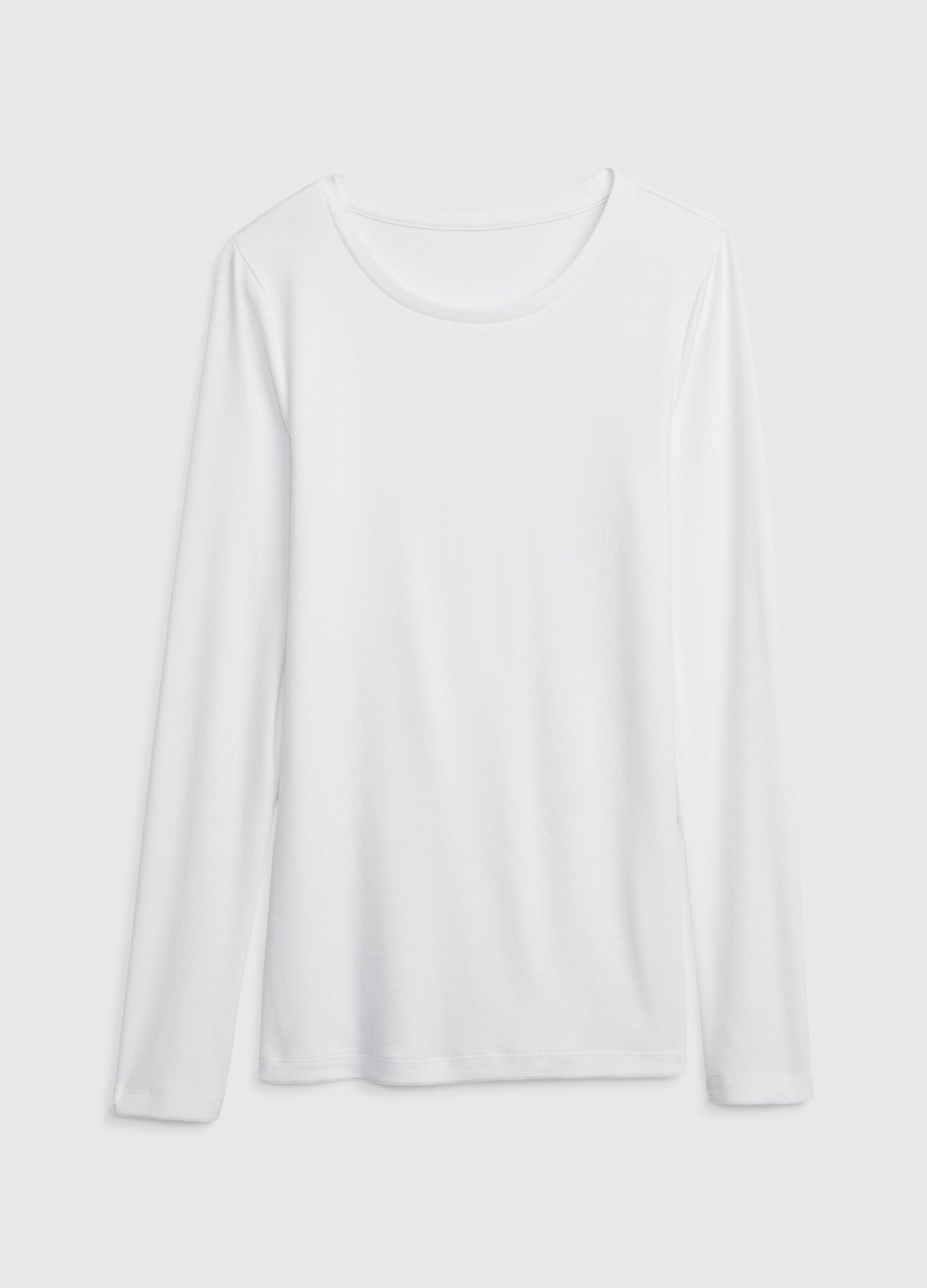 Long-sleeved T-shirt in cotton and modal_5