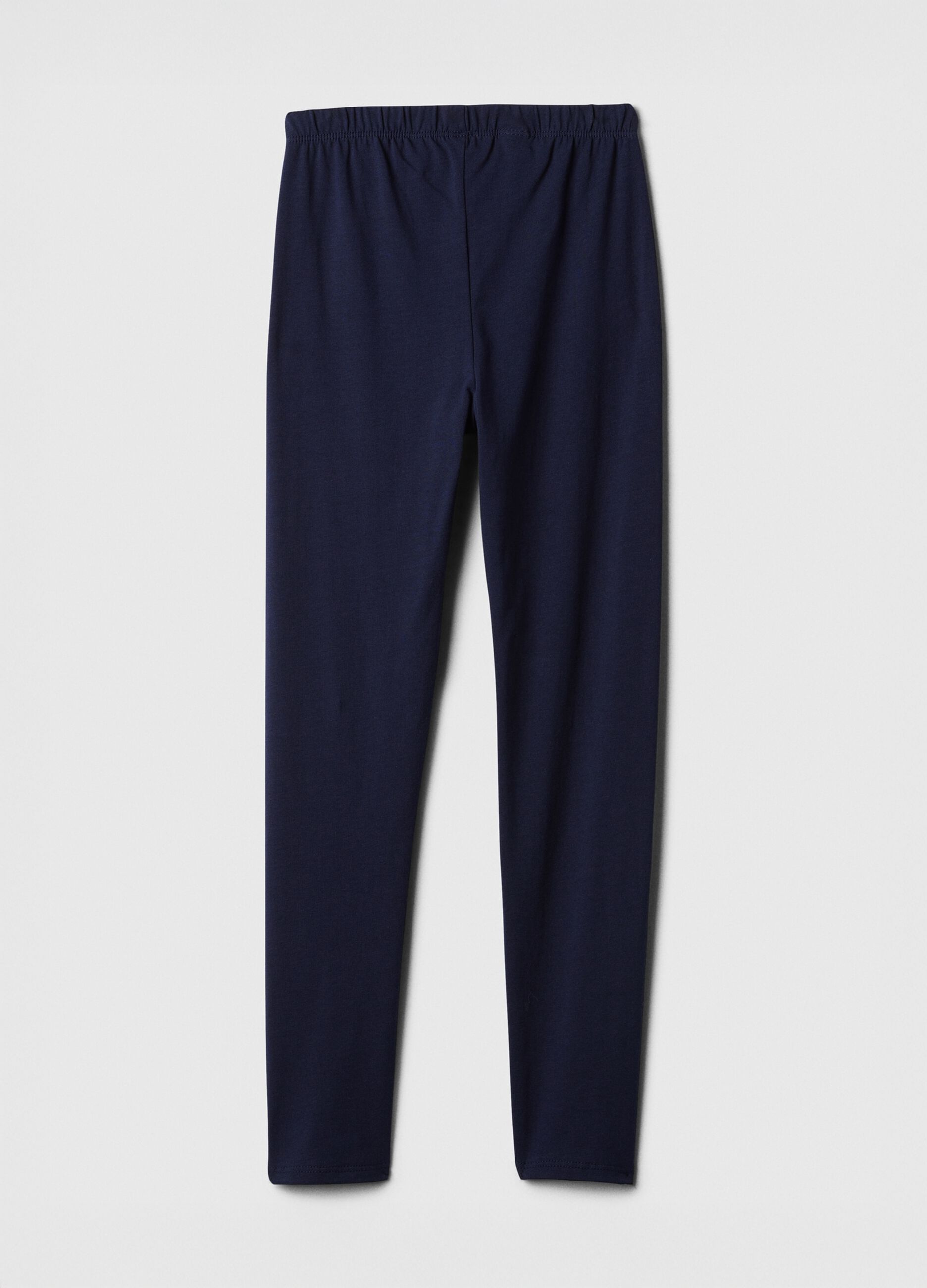 Girls' Stretchy Blue Leggings_1