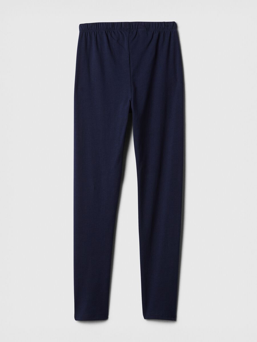 Girls' Stretchy Blue Leggings Girl_1