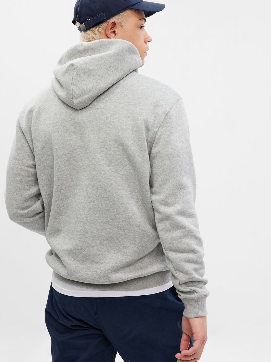 Hoodie with embroidered logo Man_1