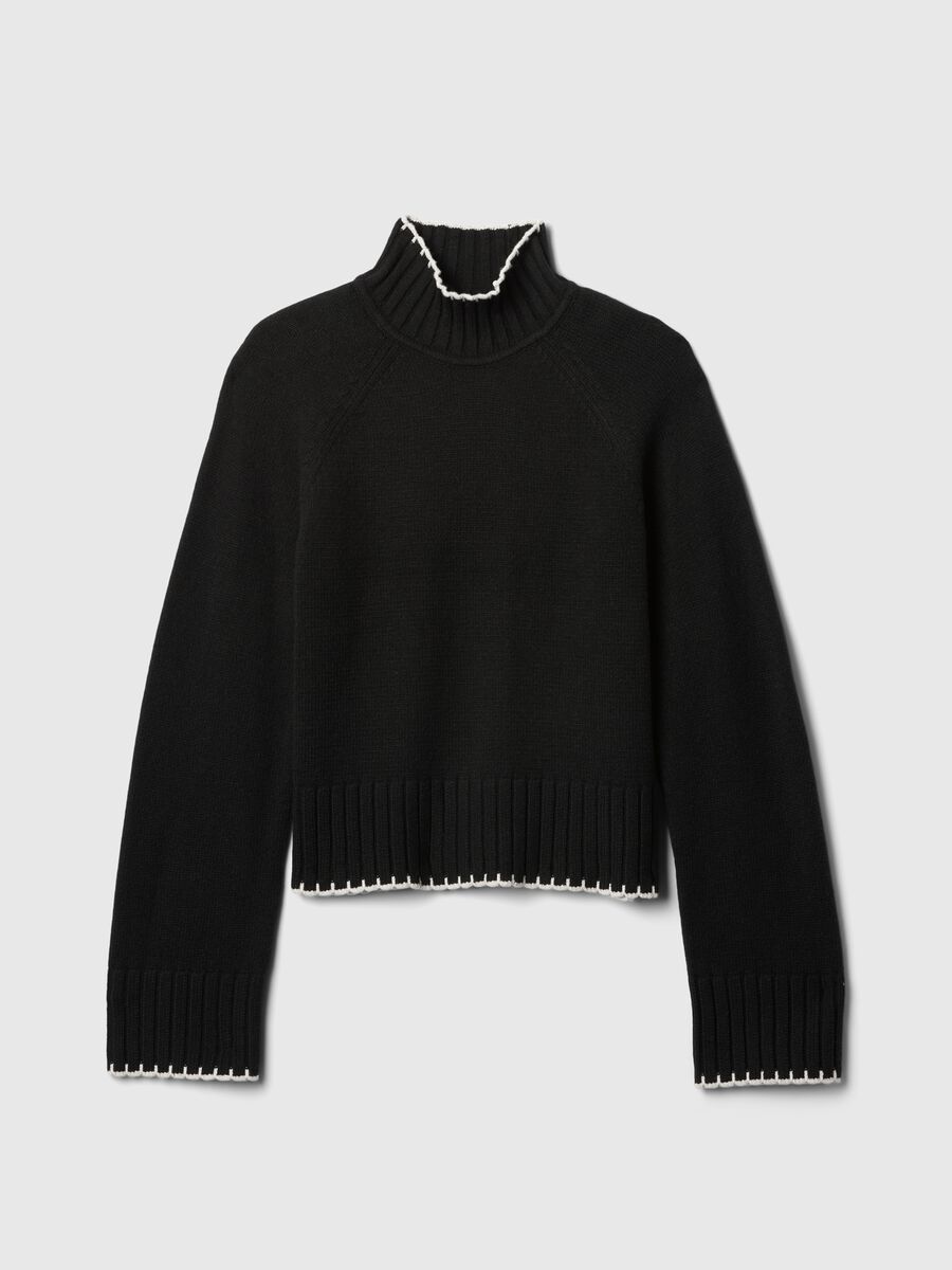 Pullover with high neck Woman_3