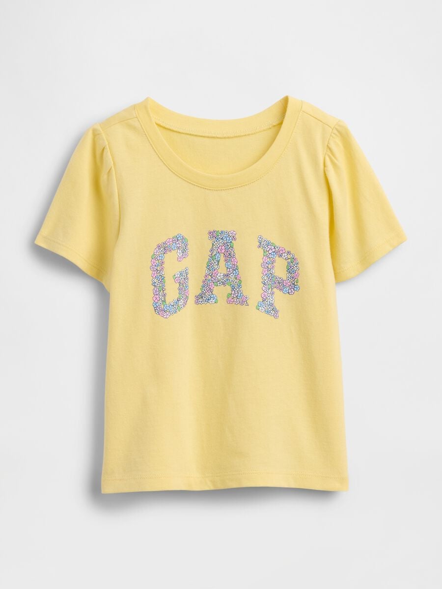 T-shirt in puro cotone con logo GAP Bimba_0