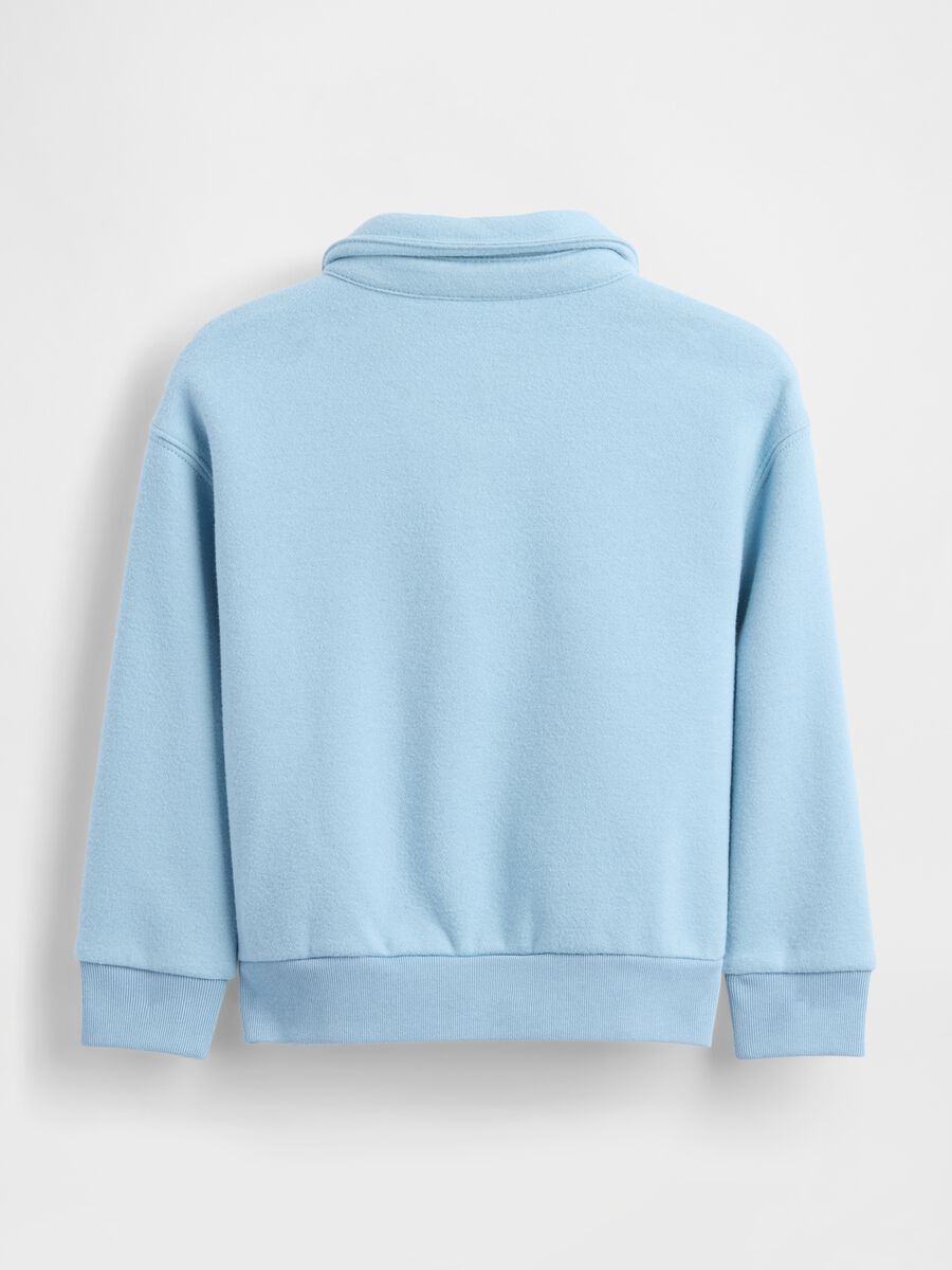 Blue cotton sweatshirt for children Baby Boy_1