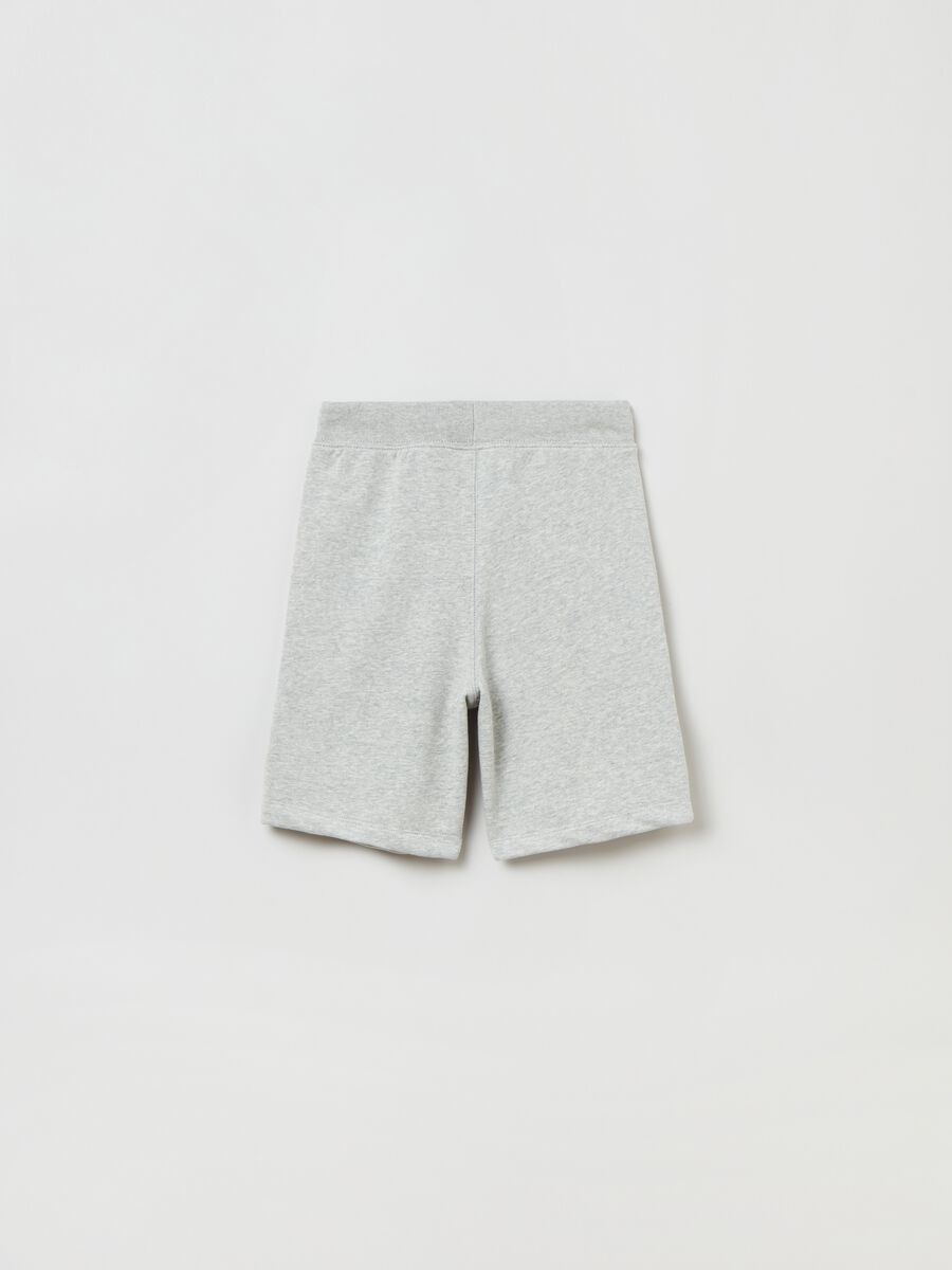 French terry Bermuda shorts with logo Boy_1