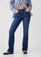 Jeans bootcut flare fit a vita alta_1