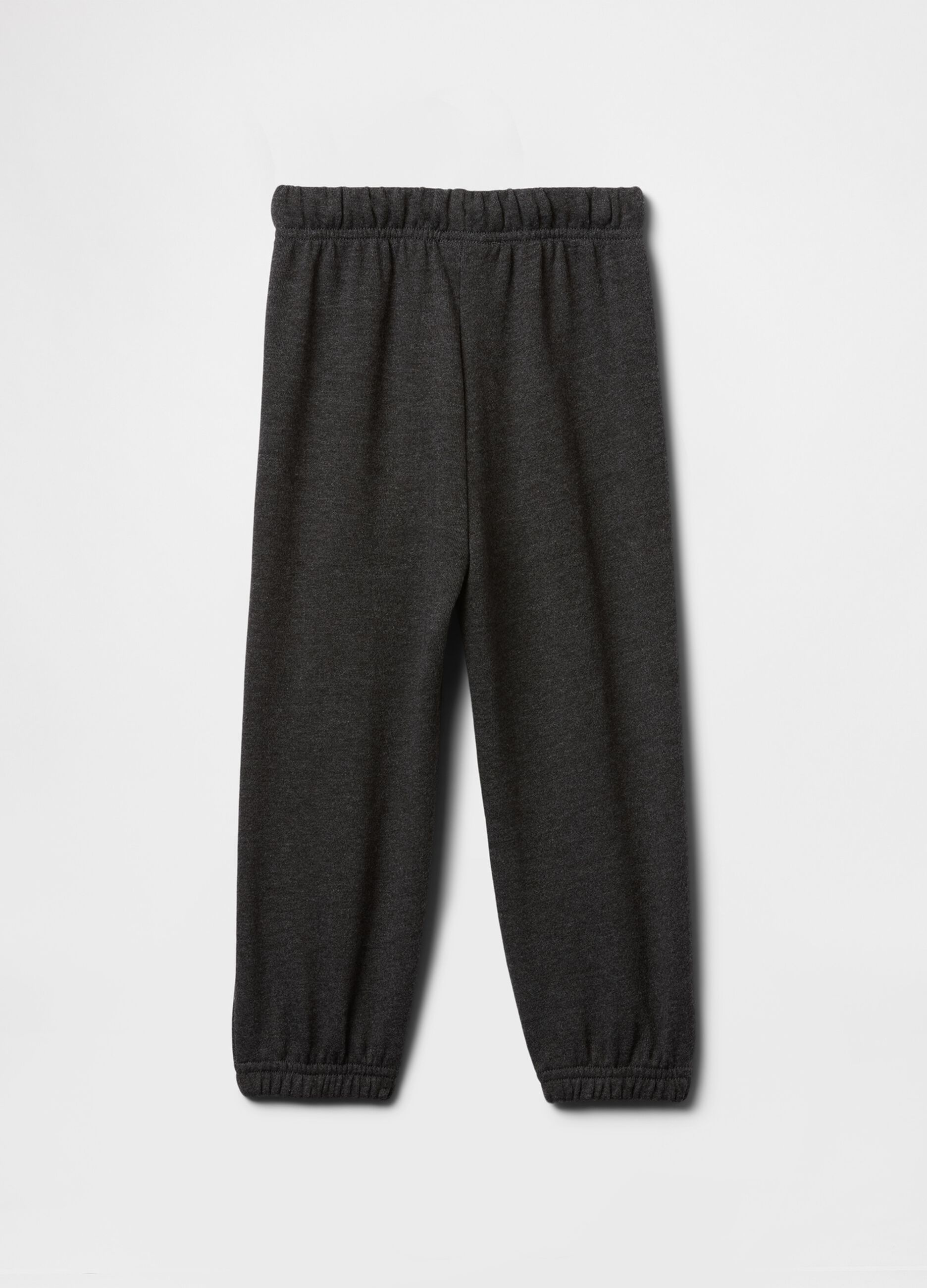 Grey trousers in cotton and polyester blend_1