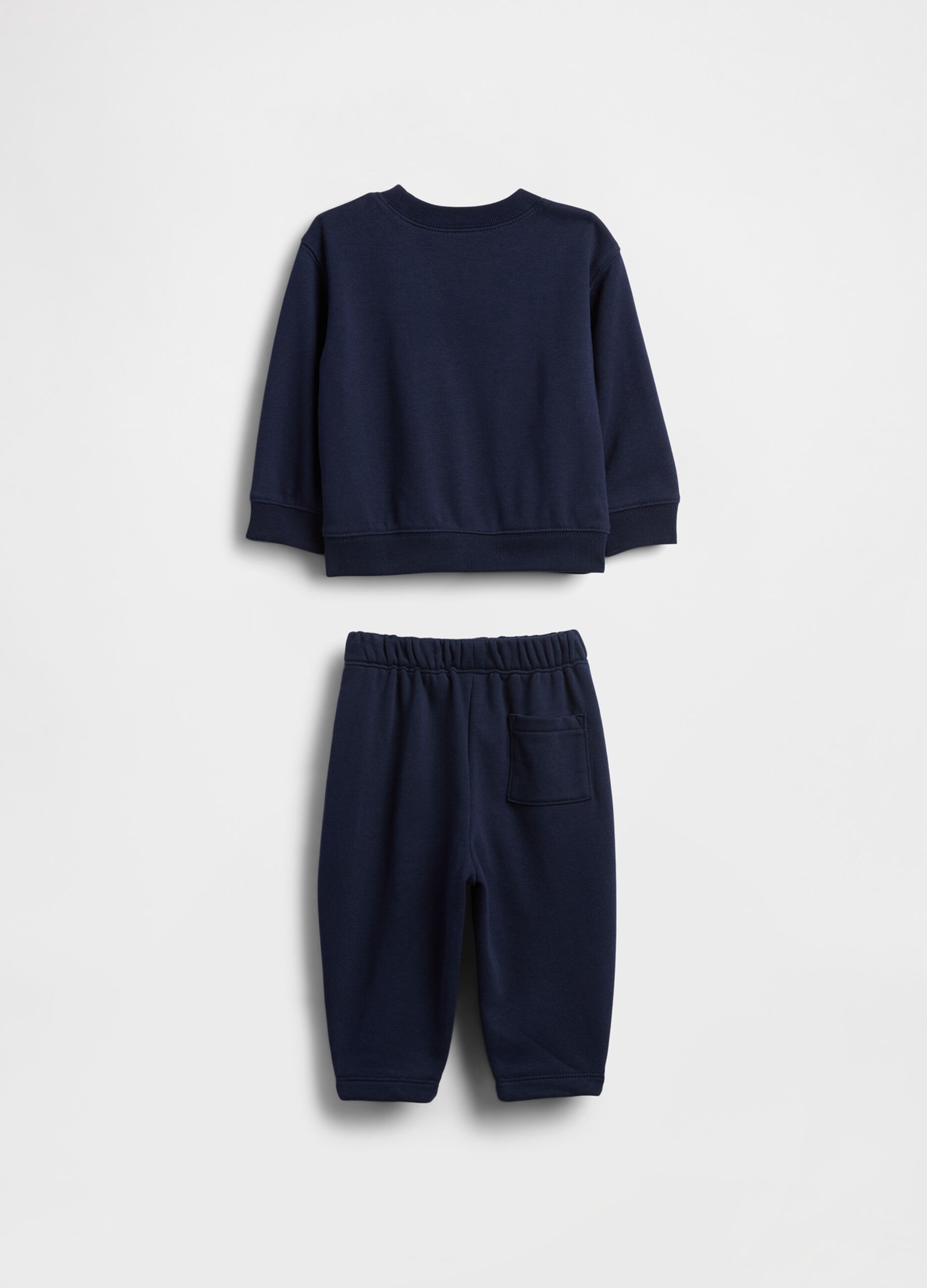 Set blu per neonato in misto cotone_1