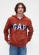Orange Hooded Zip-Up Sweatshirt_0