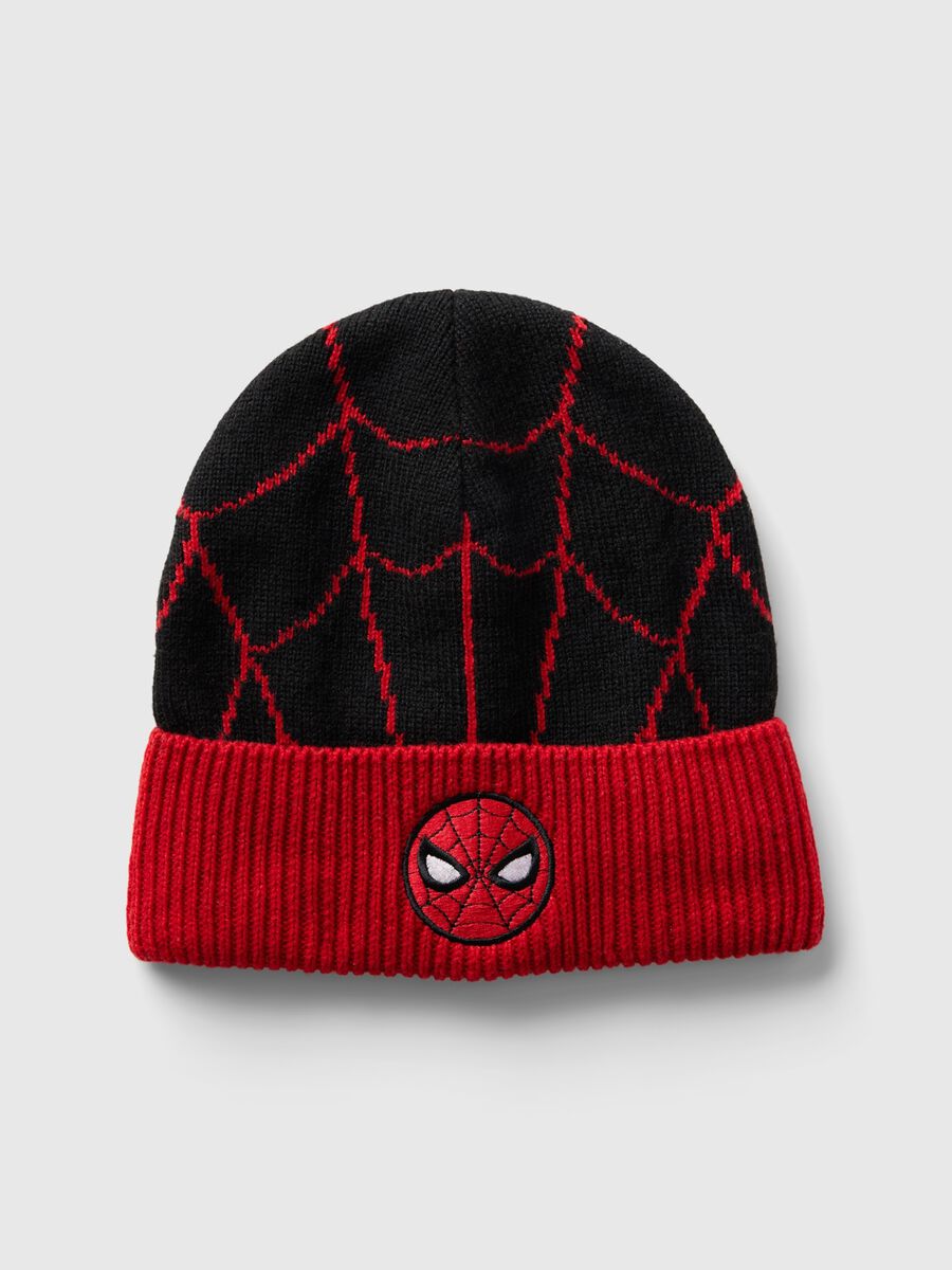 Berretto con disegno e ricamo Spider-Man Bambino_0