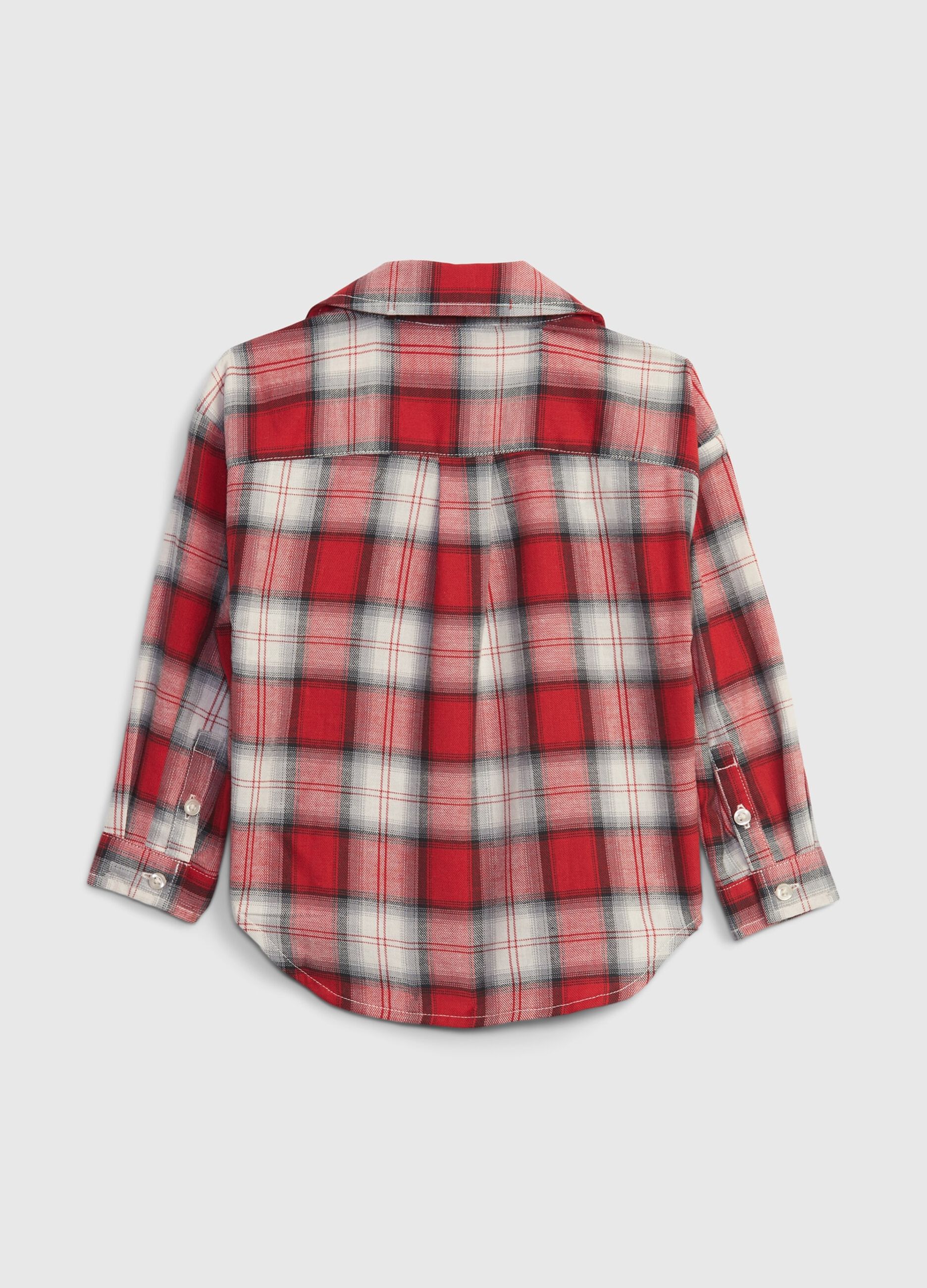 Flannel shirt in check pattern_2