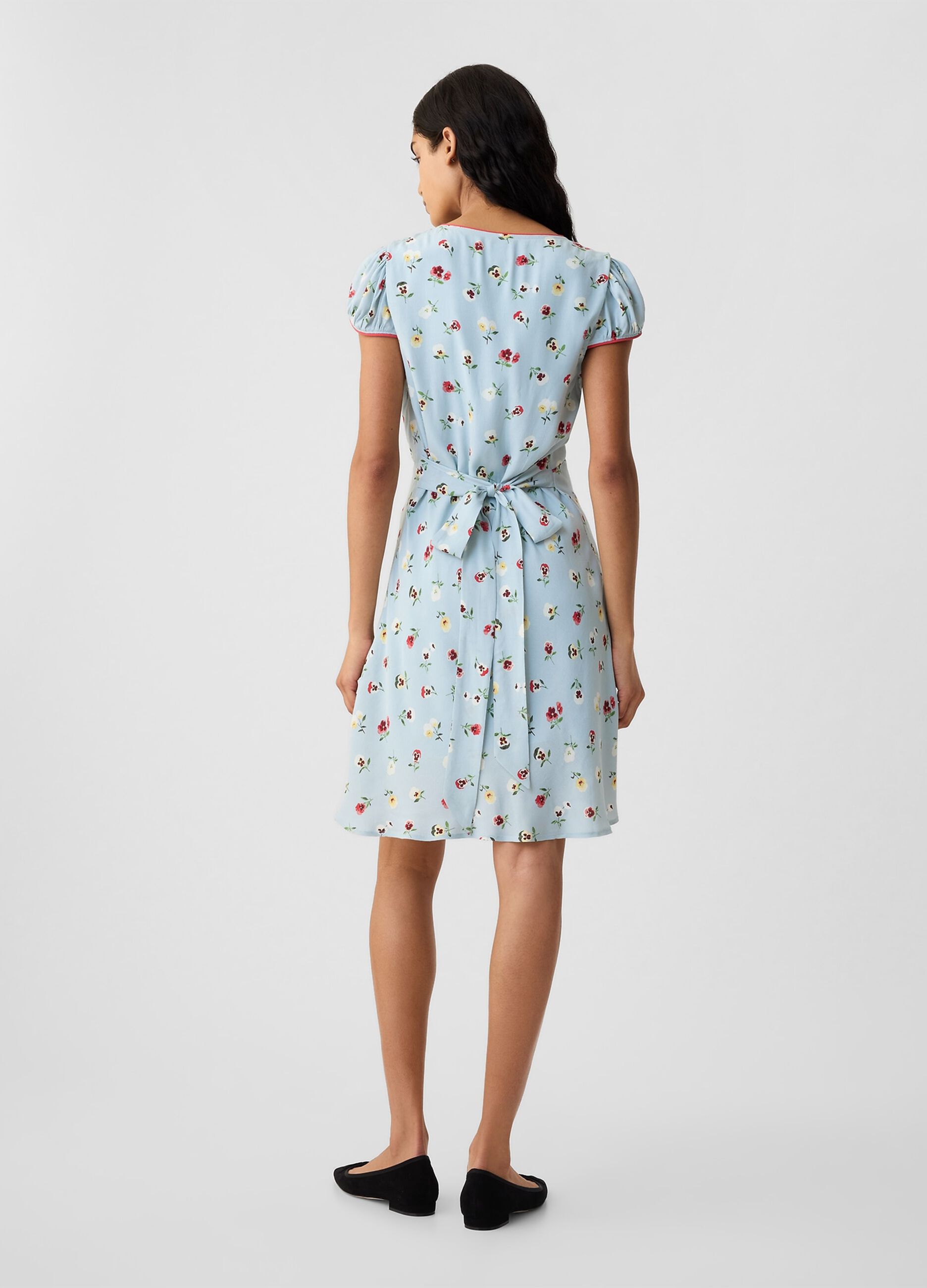 GAP x DÔEN Vestito midi floreale_2