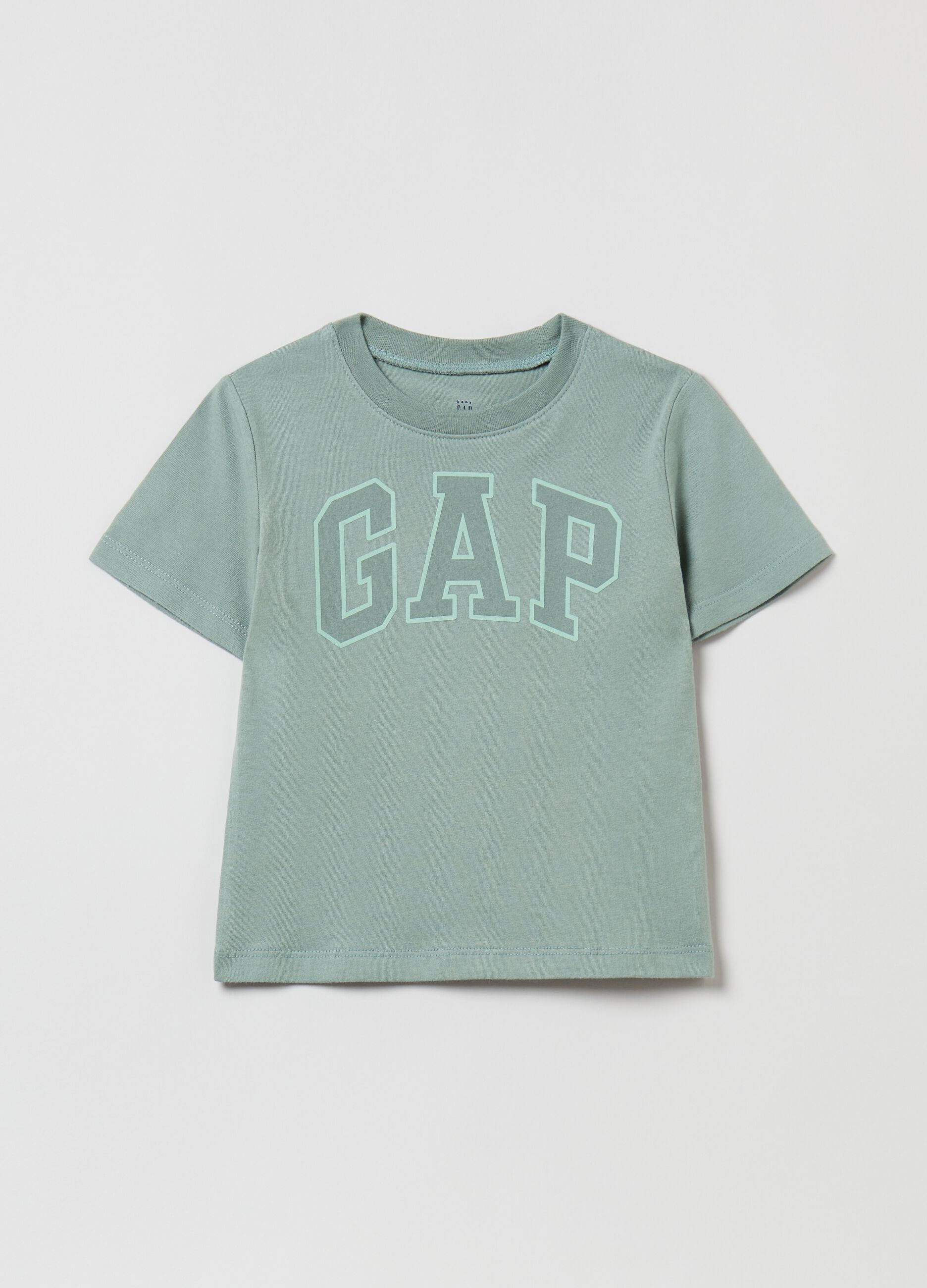 T-shirt in cotone con stampa logo 