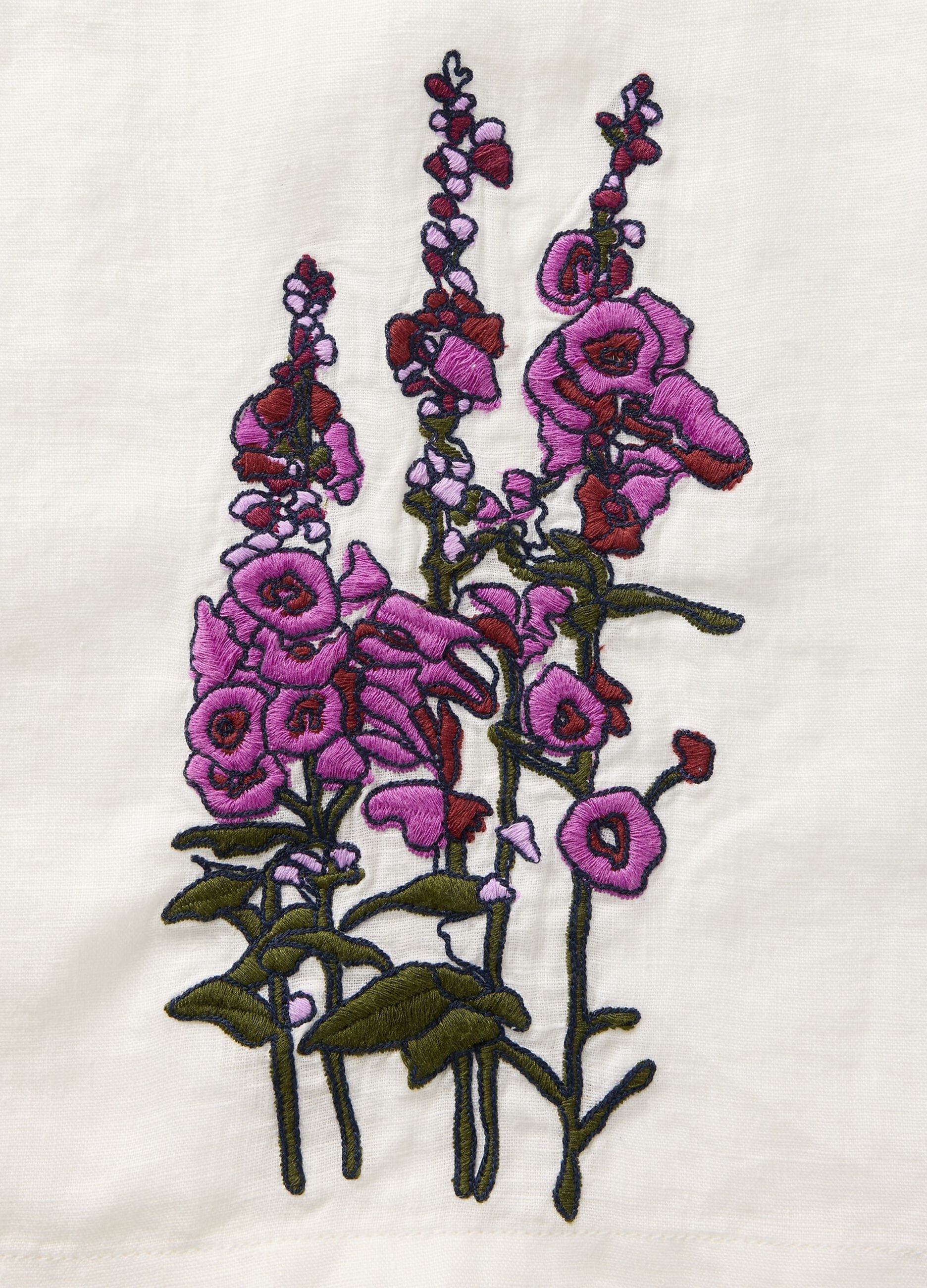 Camicia bianca con ricamo floreale_4