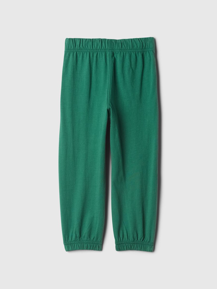 Joggers in felpa con coulisse e profili elasticati Bimbo_1