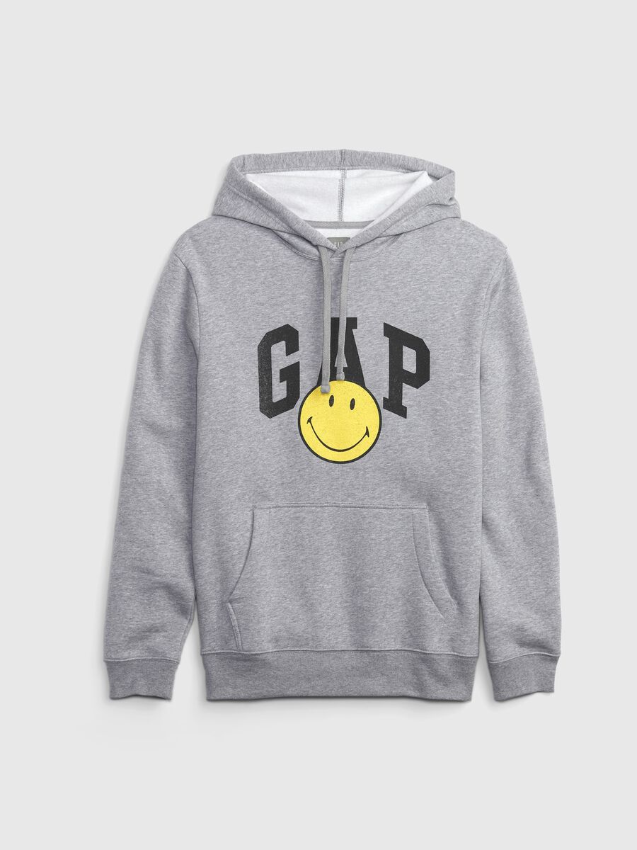 Hoodie with logo and Smiley® print Man_3