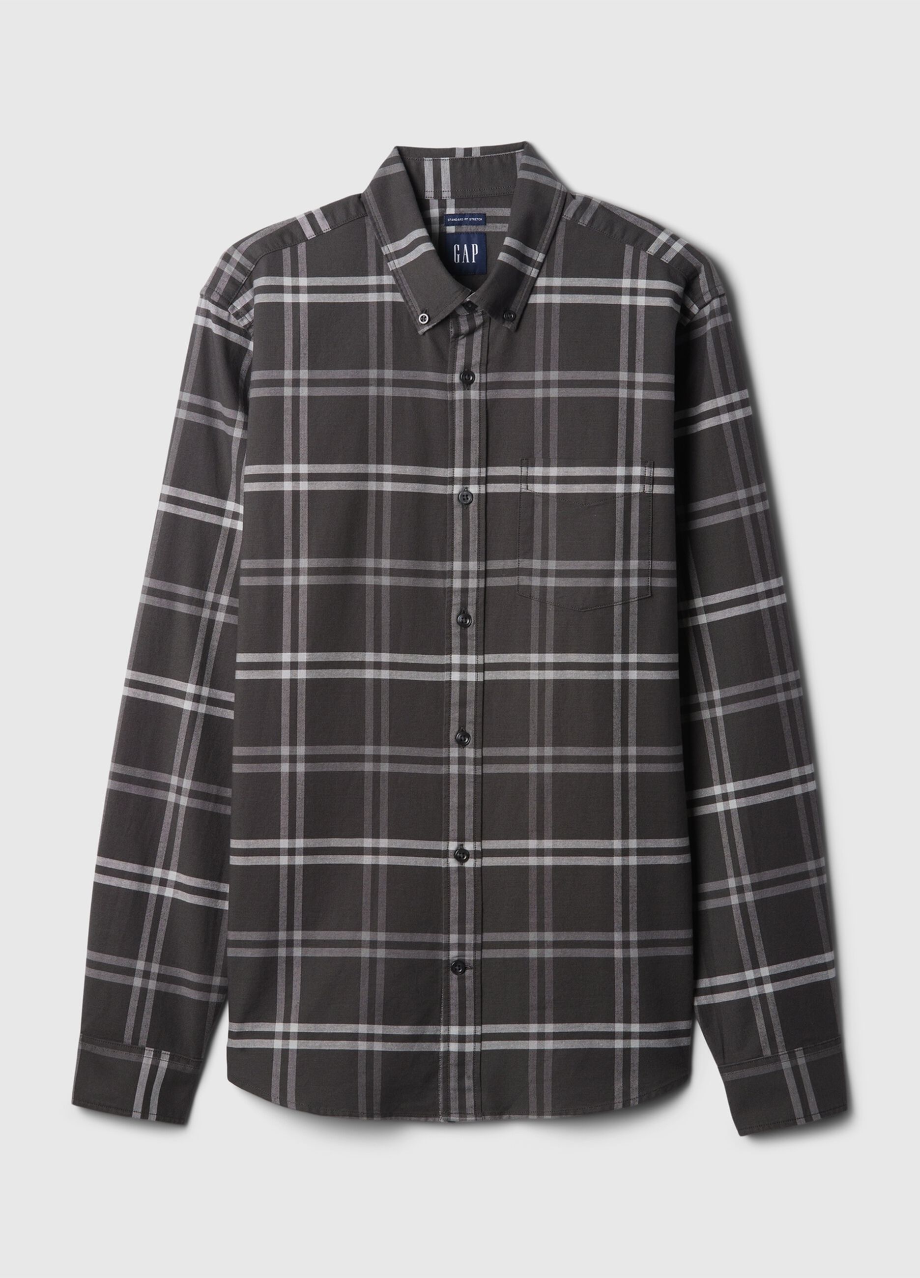 Camicia regular fit in cotone oxford_3