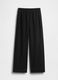 Pantaloni in misto lino a gamba ampia_4