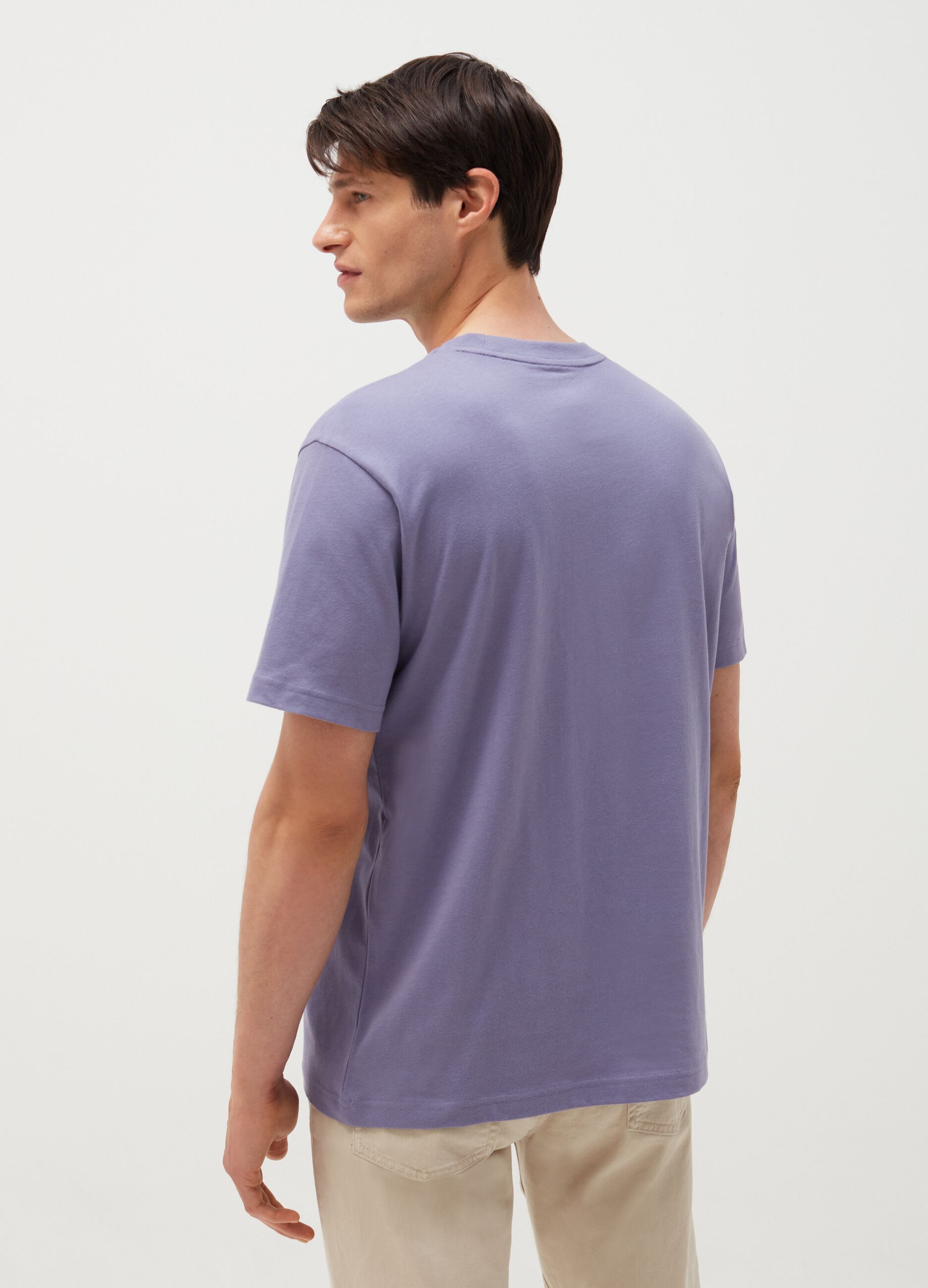 Cotton T-shirt with logo print_2