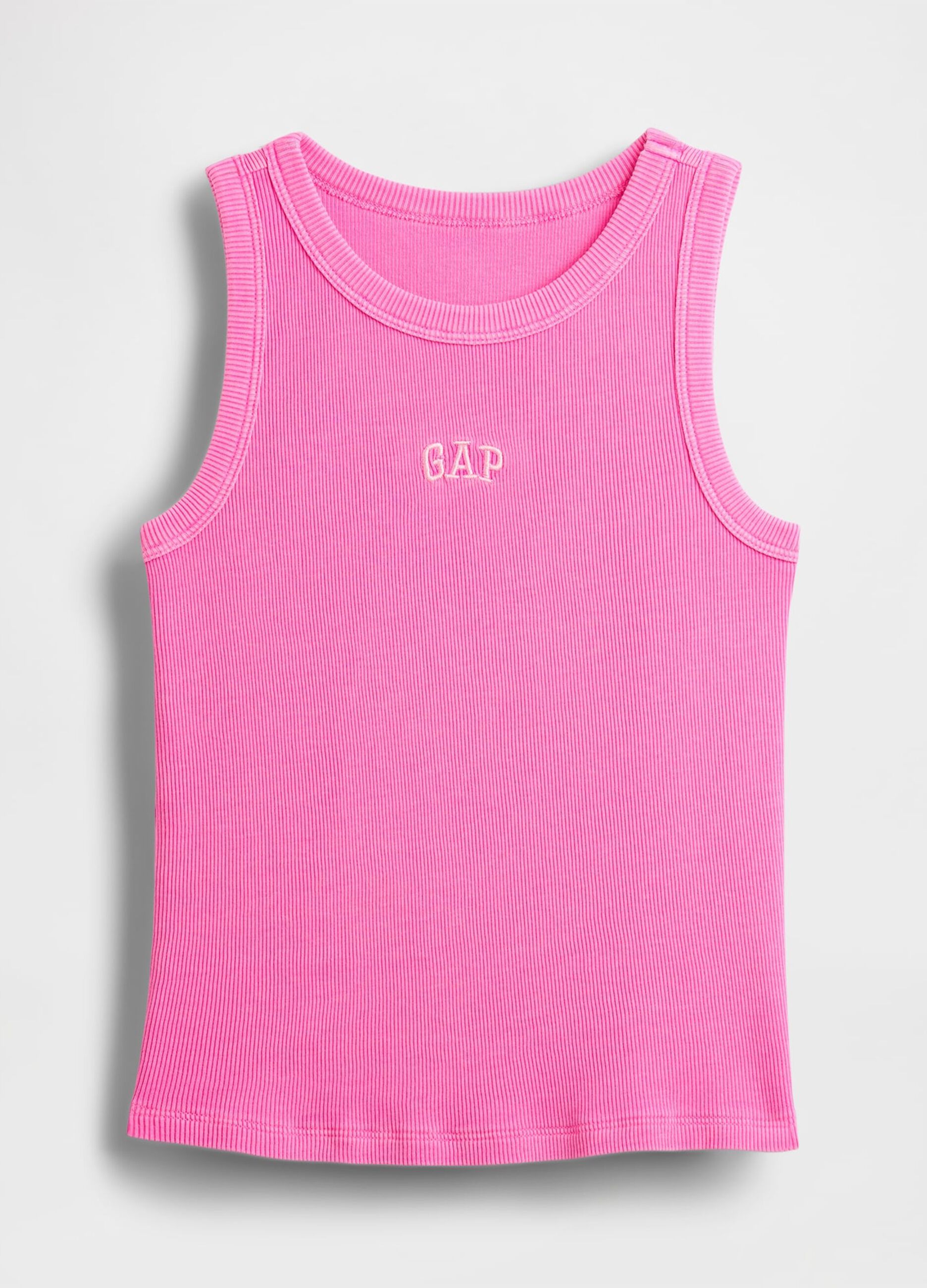Sleeveless Stretch Fabric Tank Top_2