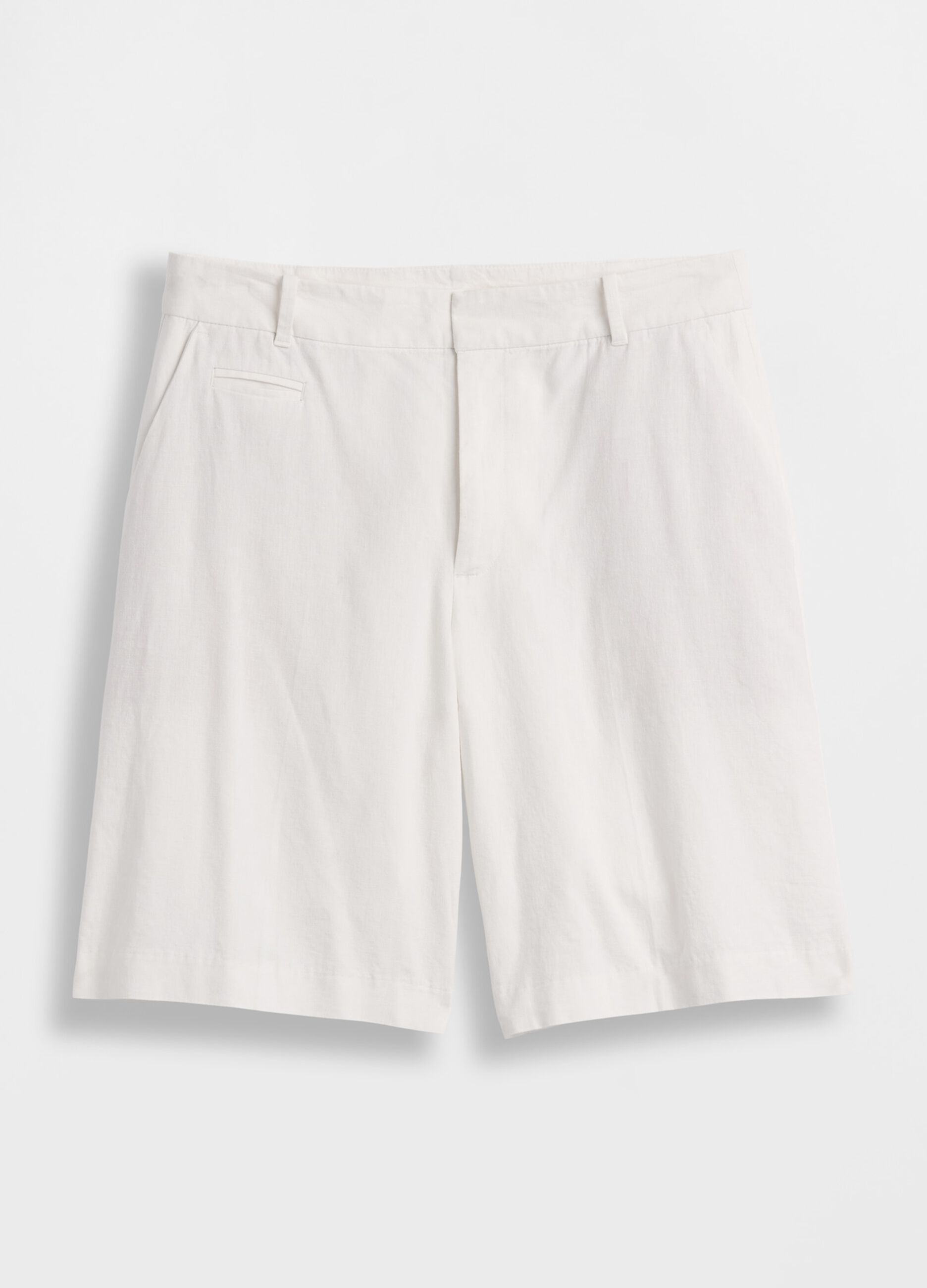 Shorts in misto lino e viscosa
