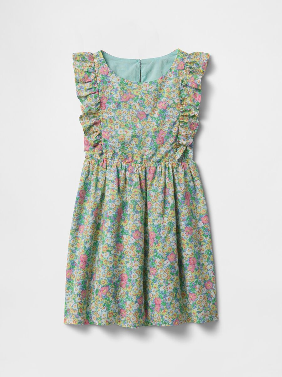 Vestito con fiorellini in cotone per bambina Bimba_1